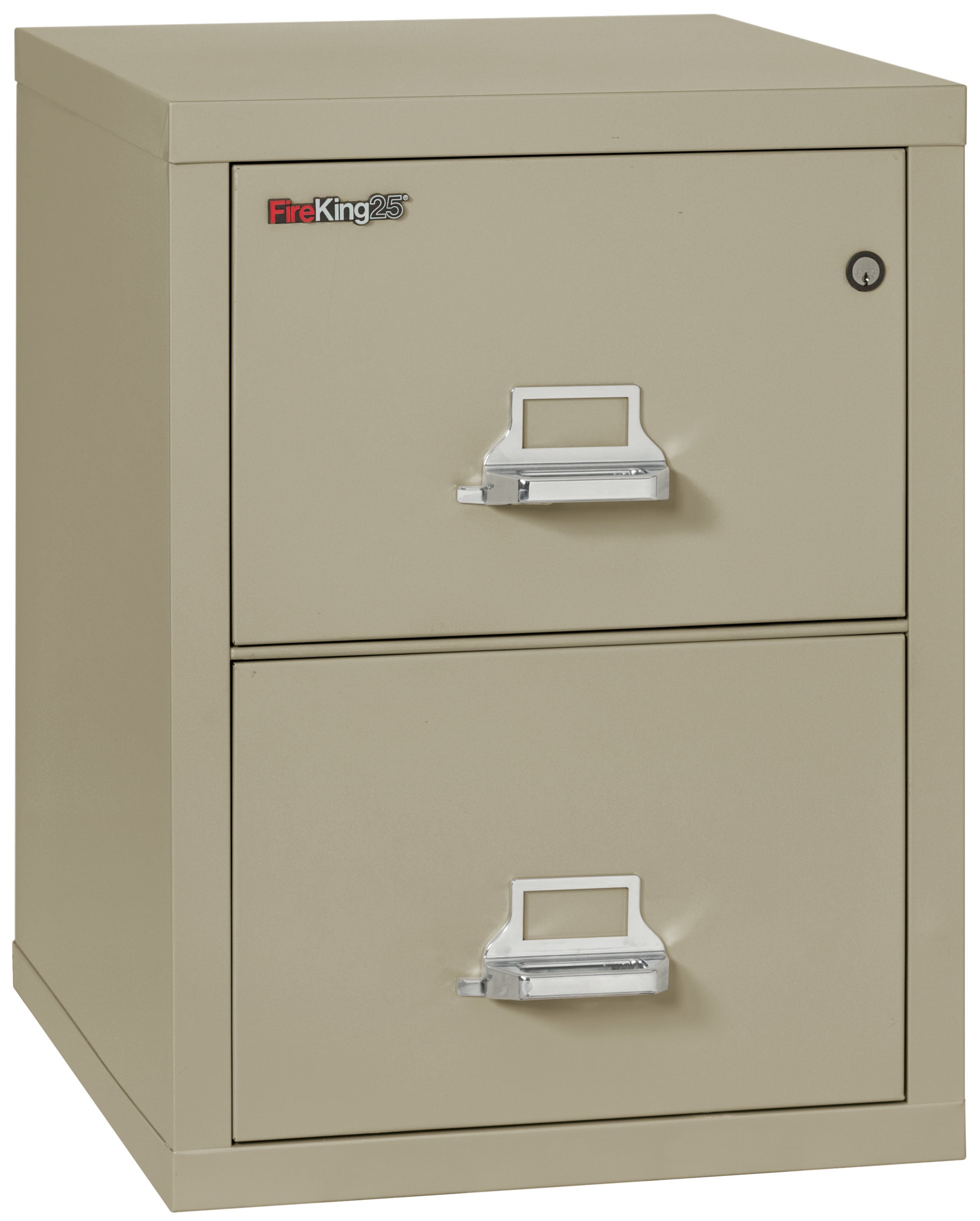 FireKing High Security - 25" Deep Vertical File Cabinet - 2 or 4 Drawers - Multiple Colors