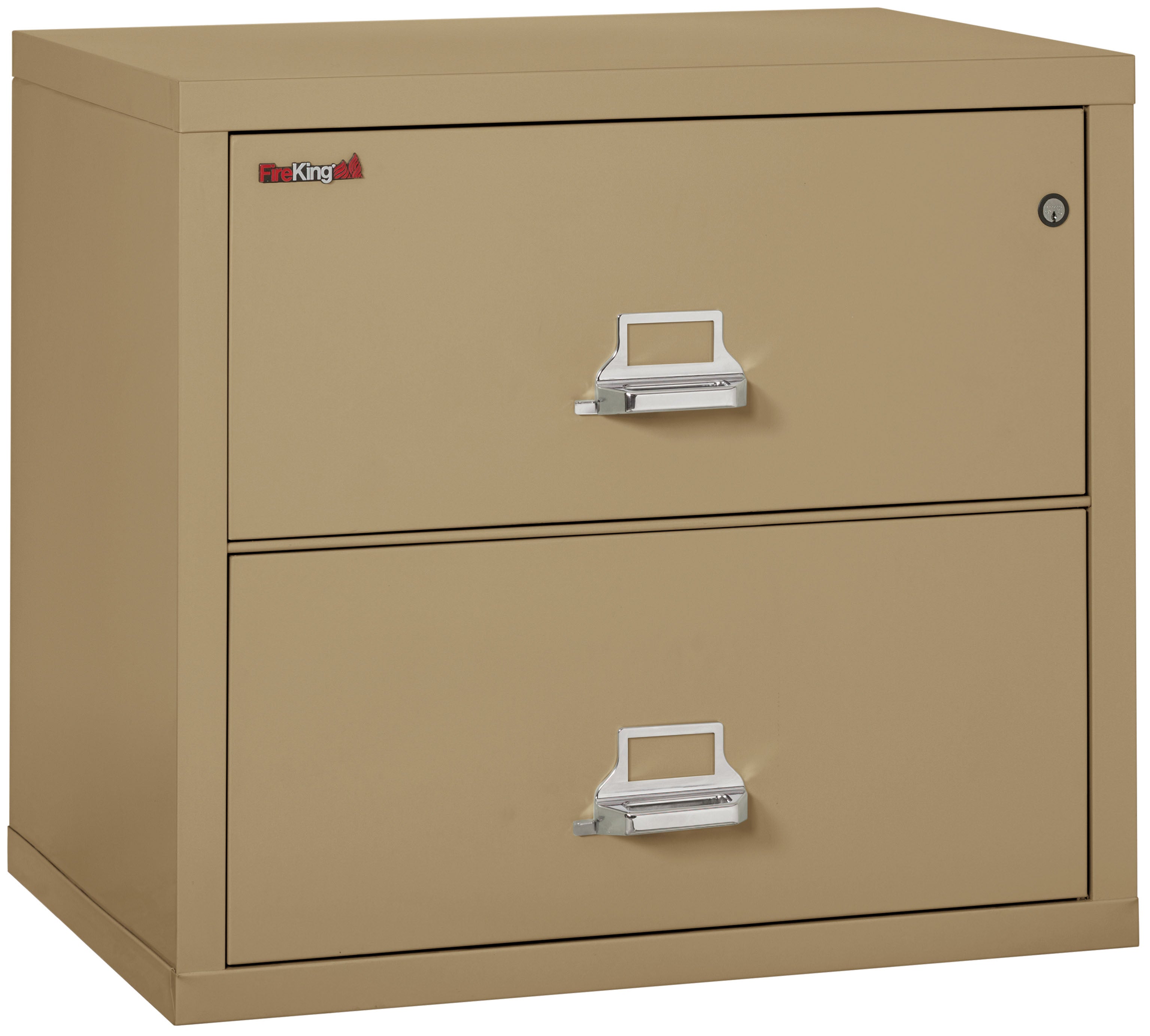 FireKing Classic Lateral File Cabinet - 1-Hour Fire-Rated & High Security - 2, 3, or 4 Drawers - Multiple Colors