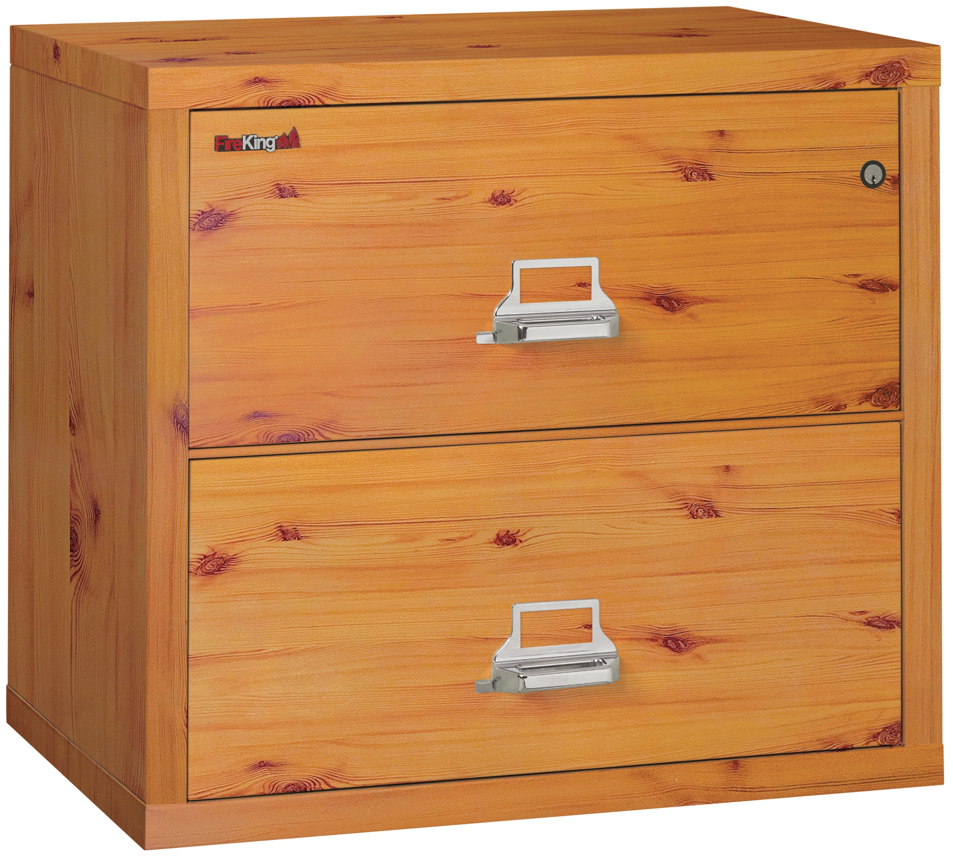 FireKing Classic Lateral File Cabinet - 1-Hour Fire-Rated & High Security - 2, 3, or 4 Drawers - Multiple Colors