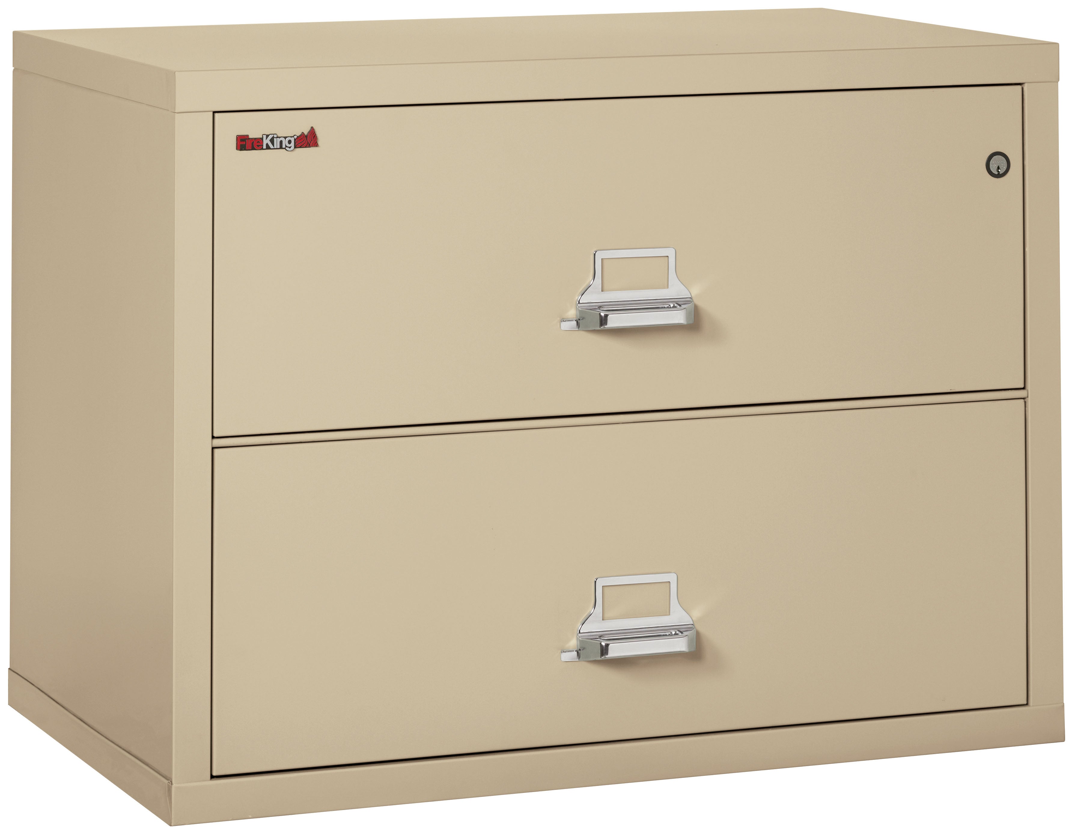 FireKing Classic Lateral File Cabinet - 1-Hour Fire-Rated & High Security - 2, 3, or 4 Drawers - Multiple Colors