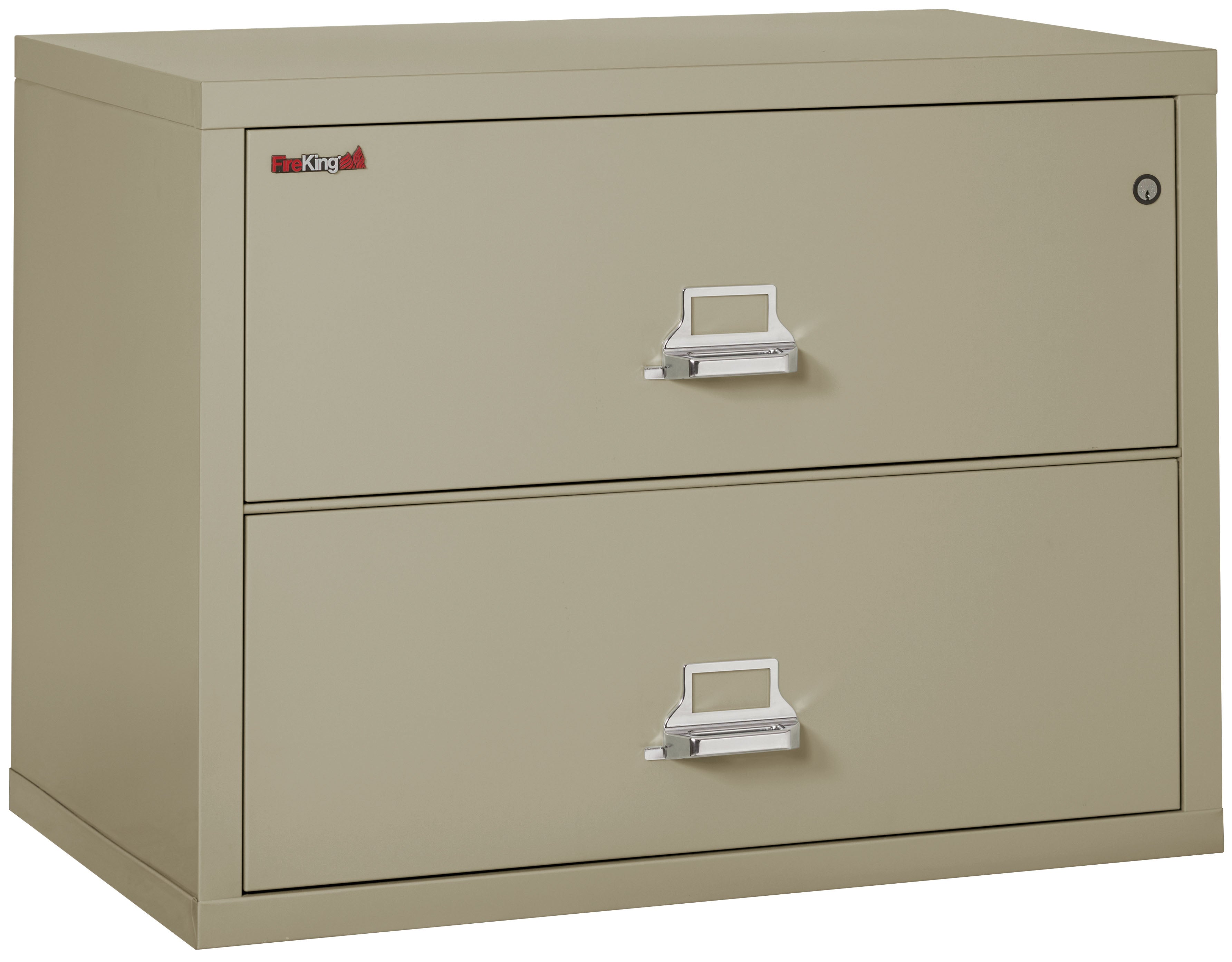 FireKing Classic Lateral File Cabinet - 1-Hour Fire-Rated & High Security - 2, 3, or 4 Drawers - Multiple Colors