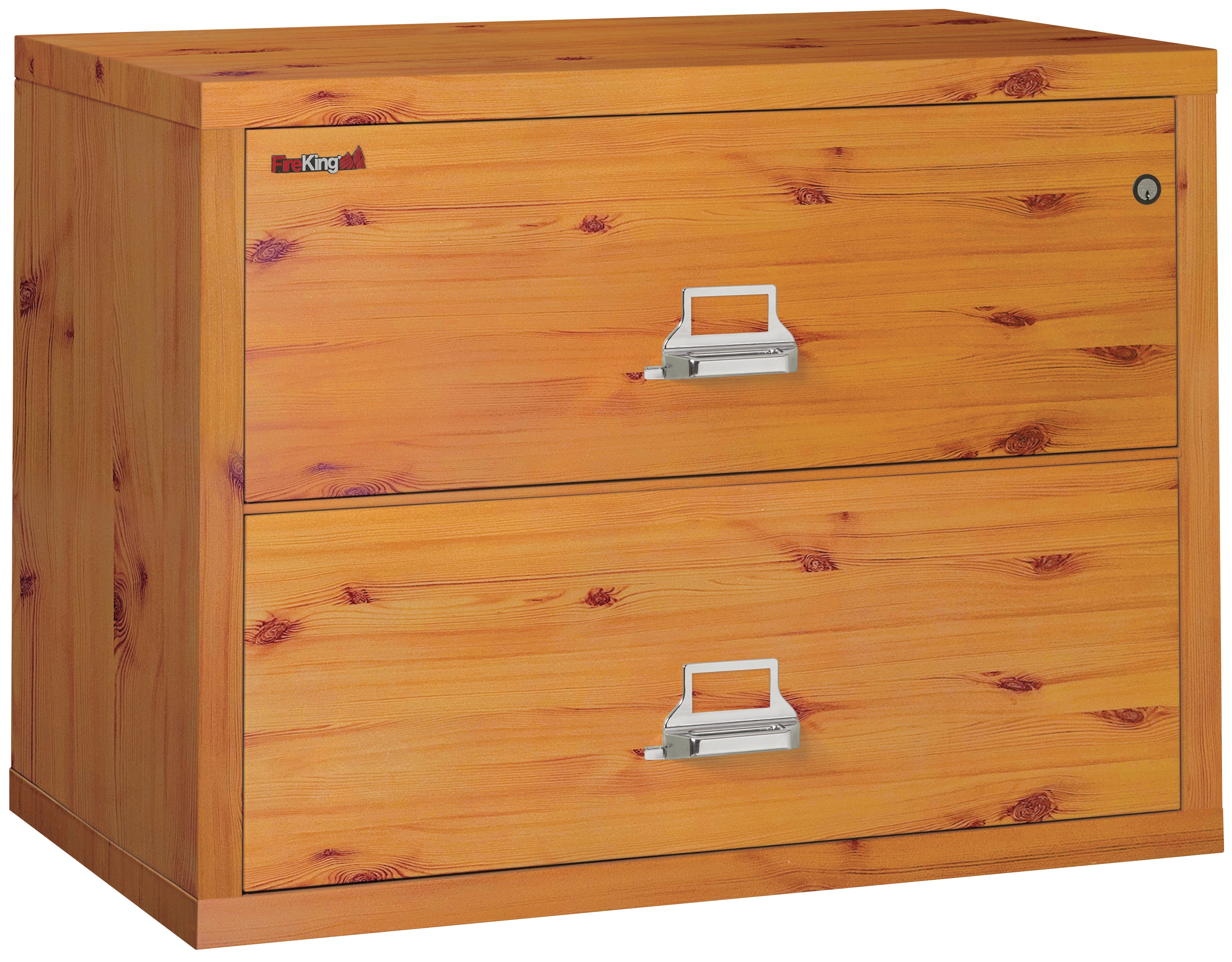 FireKing Classic Lateral File Cabinet - 1-Hour Fire-Rated & High Security - 2, 3, or 4 Drawers - Multiple Colors
