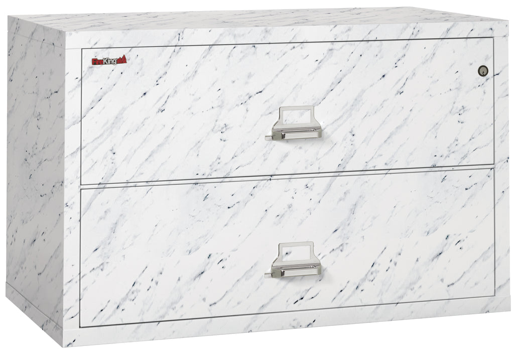 FireKing Designer Series Lateral File Cabinet - 1-Hour Fire-Rated & High Security - 2, 3, or 4 Drawers - 4 Colors