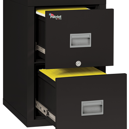FireKing Patriot Series - 1-Hour Fire Rated Vertical File Cabinet - 2 or 4 Drawers - 2 Colors