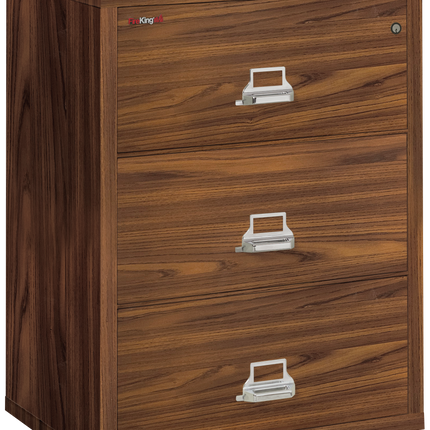 FireKing Designer Series Lateral File Cabinet - 1-Hour Fire-Rated & High Security - 2, 3, or 4 Drawers - 4 Colors