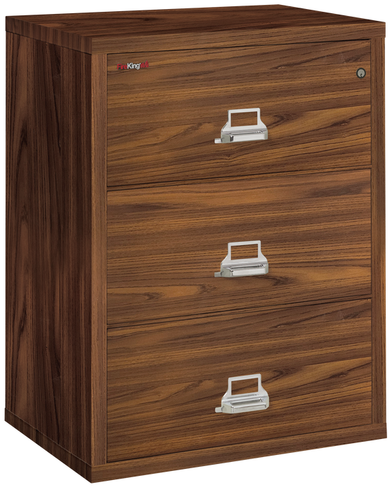 FireKing Designer Series Lateral File Cabinet - 1-Hour Fire-Rated & High Security - 2, 3, or 4 Drawers - 4 Colors