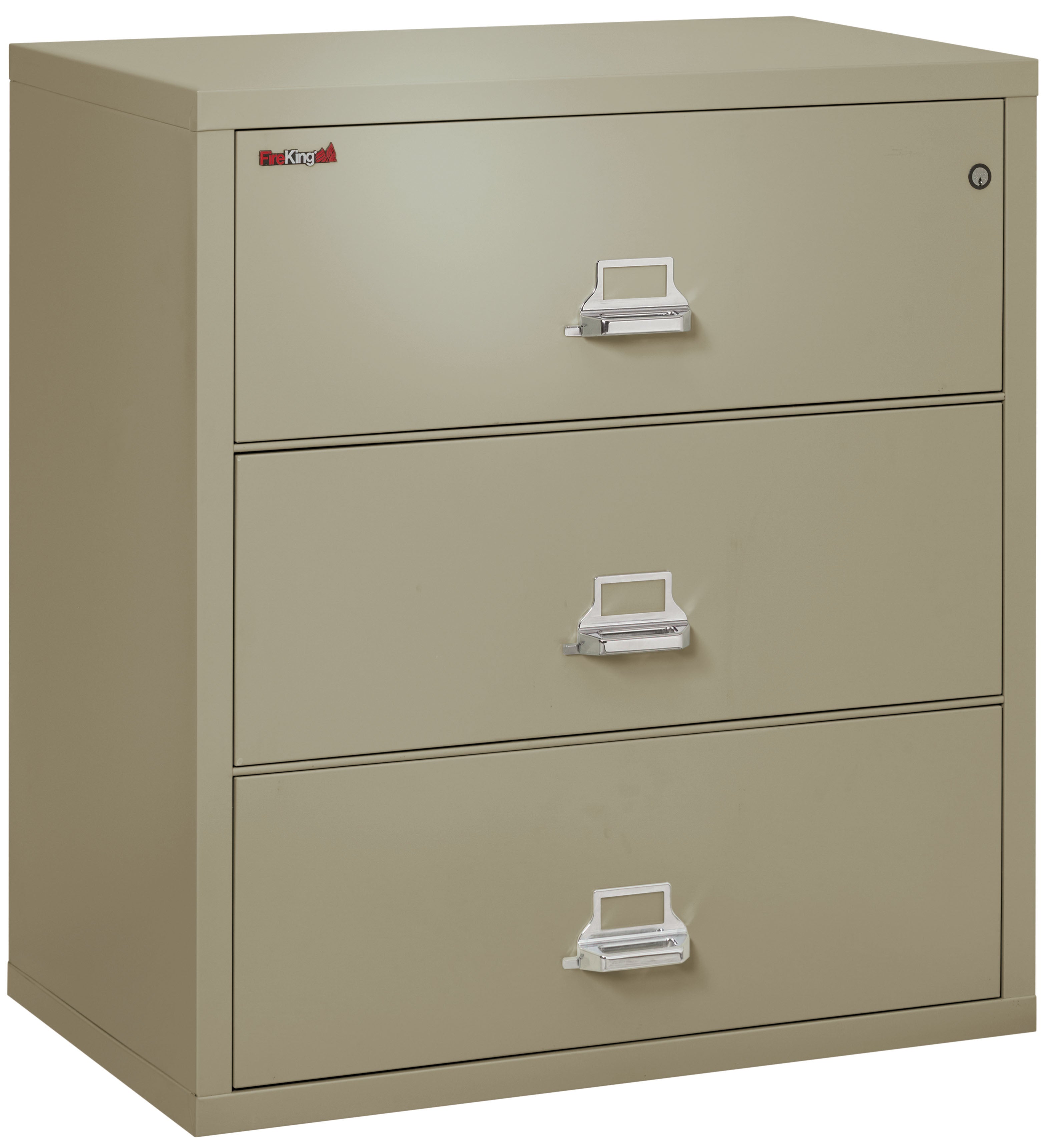 FireKing Classic Lateral File Cabinet - 1-Hour Fire-Rated & High Security - 2, 3, or 4 Drawers - Multiple Colors