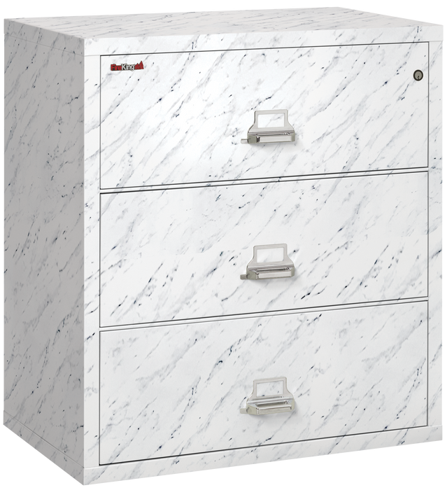 FireKing Designer Series Lateral File Cabinet - 1-Hour Fire-Rated & High Security - 2, 3, or 4 Drawers - 4 Colors