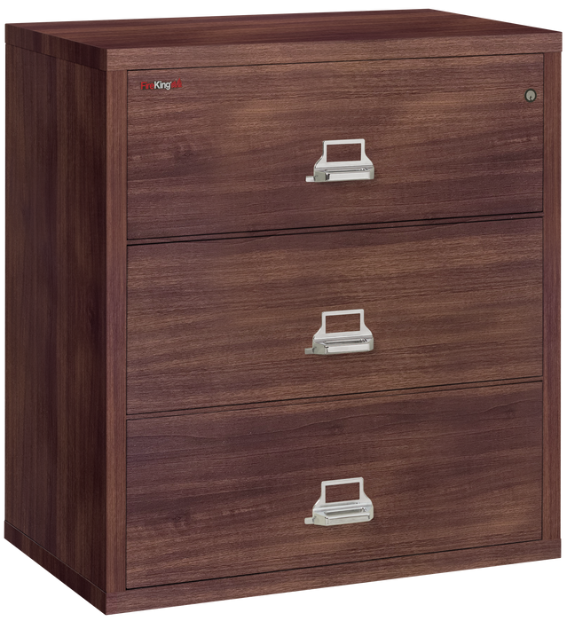 FireKing Designer Series Lateral File Cabinet - 1-Hour Fire-Rated & High Security - 2, 3, or 4 Drawers - 4 Colors