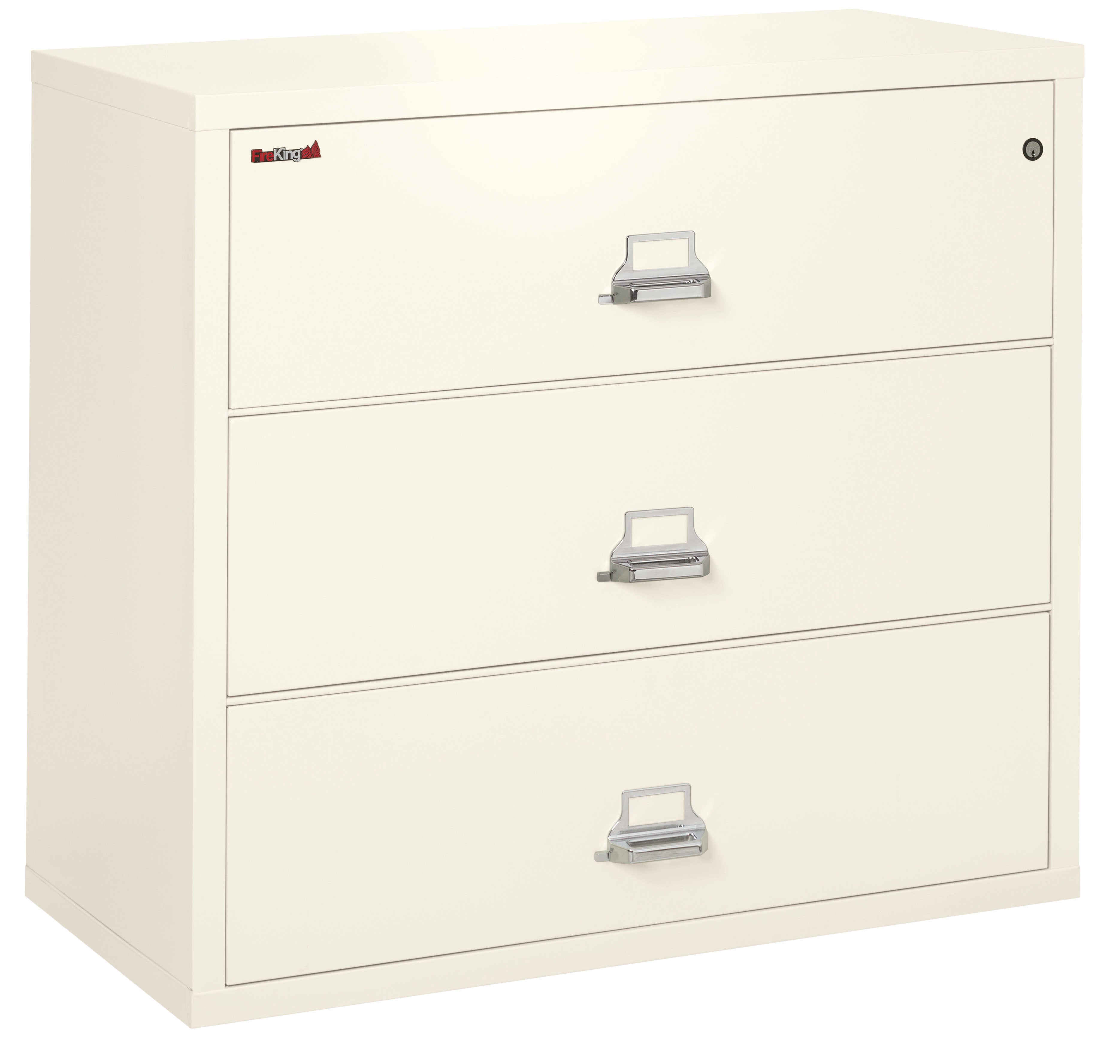 FireKing Classic Lateral File Cabinet - 1-Hour Fire-Rated & High Security - 2, 3, or 4 Drawers - Multiple Colors
