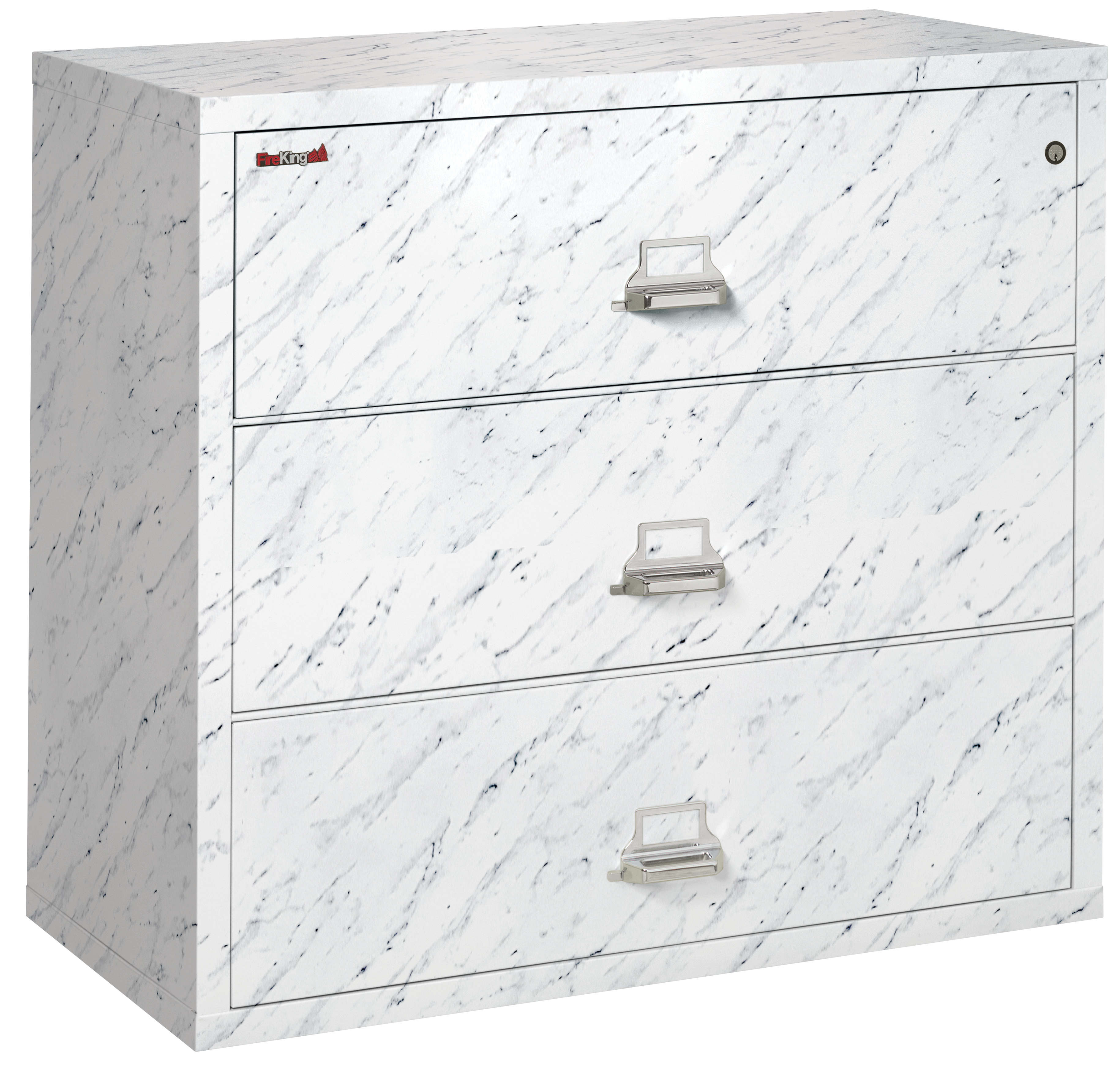 FireKing Classic Lateral File Cabinet - 1-Hour Fire-Rated & High Security - 2, 3, or 4 Drawers - Multiple Colors