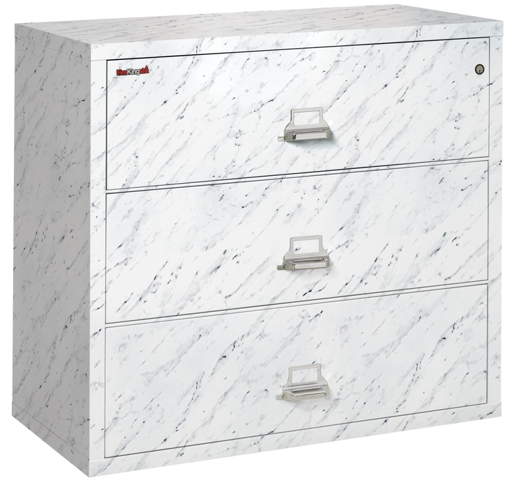 FireKing Designer Series Lateral File Cabinet - 1-Hour Fire-Rated & High Security - 2, 3, or 4 Drawers - 4 Colors