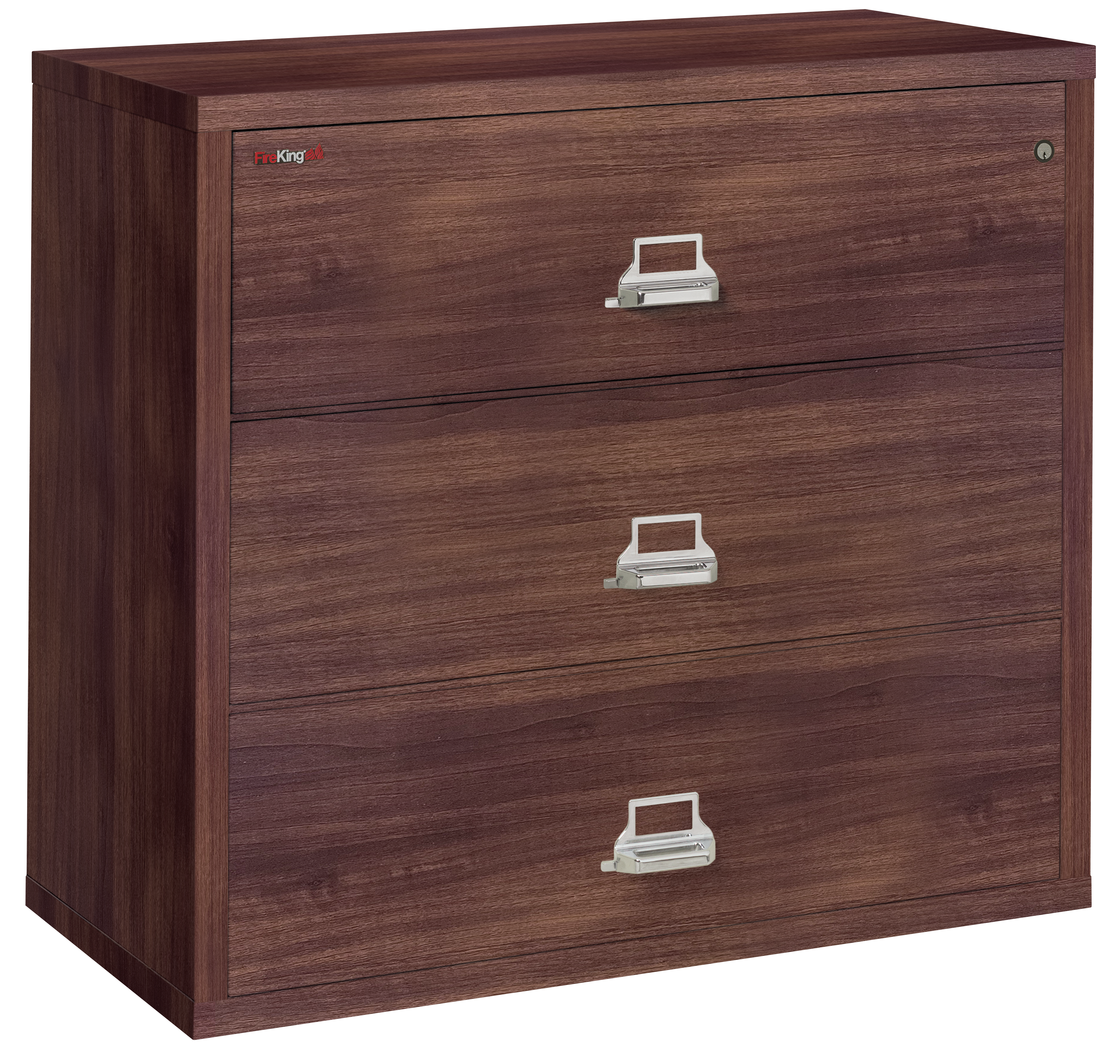 FireKing Classic Lateral File Cabinet - 1-Hour Fire-Rated & High Security - 2, 3, or 4 Drawers - Multiple Colors