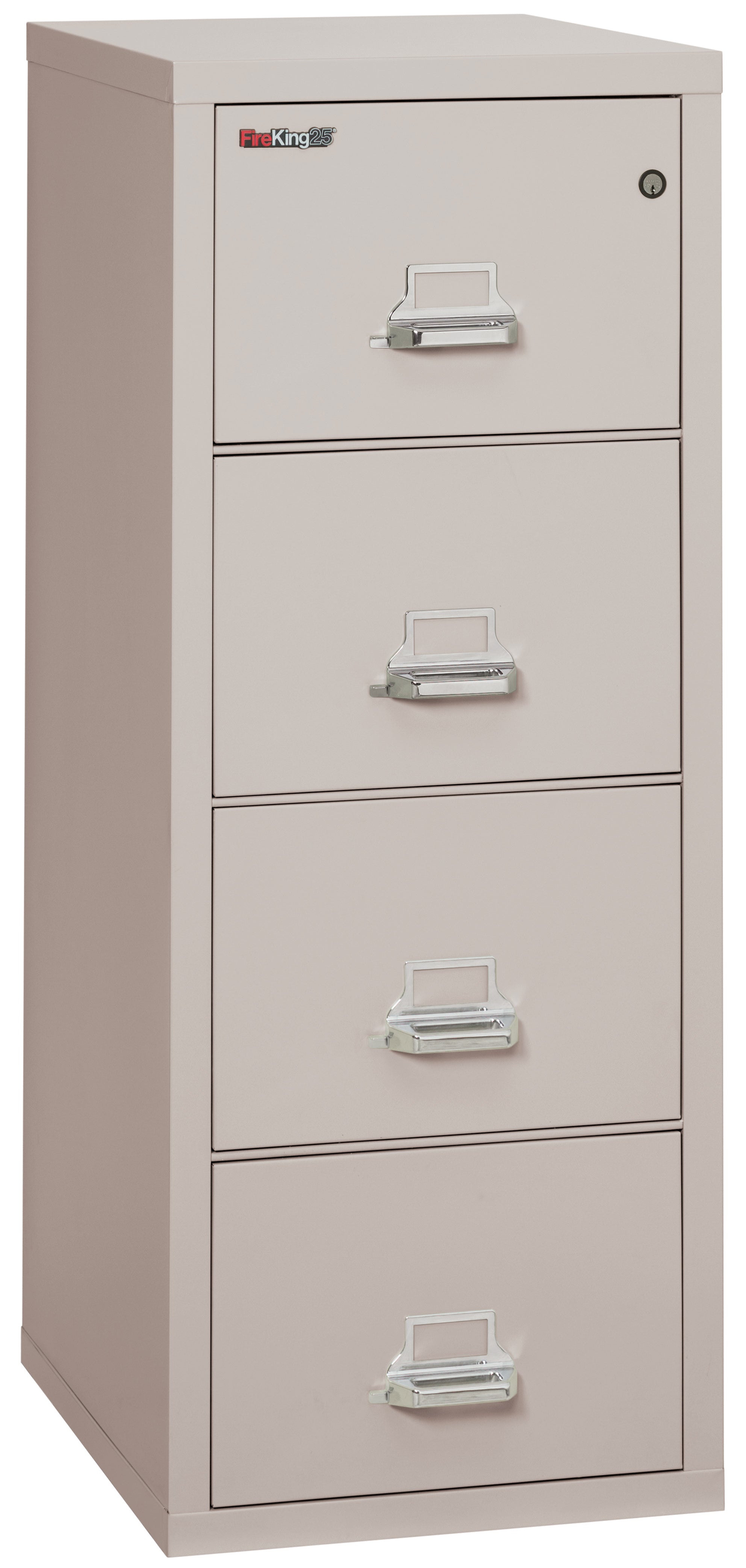 FireKing High Security - 25" Deep Vertical File Cabinet - 2 or 4 Drawers - Multiple Colors