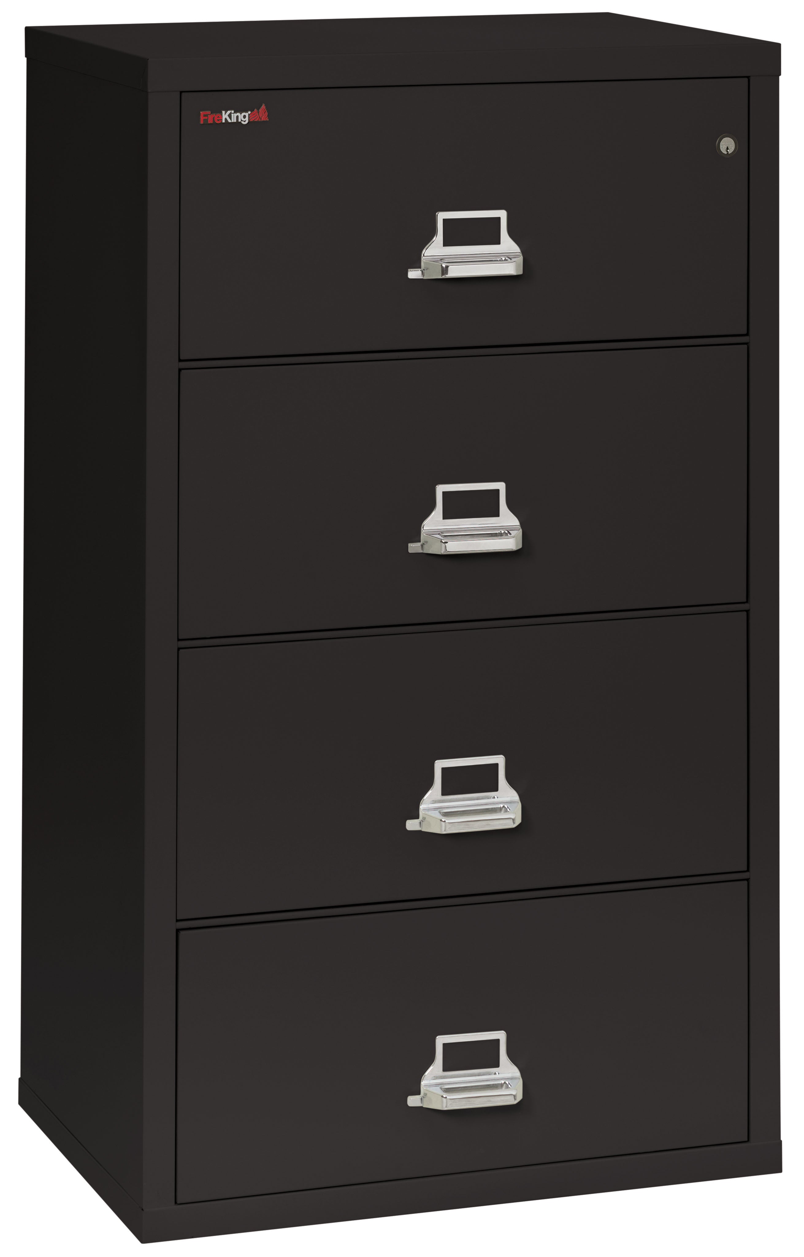 FireKing Classic Lateral File Cabinet - 1-Hour Fire-Rated & High Security - 2, 3, or 4 Drawers - Multiple Colors
