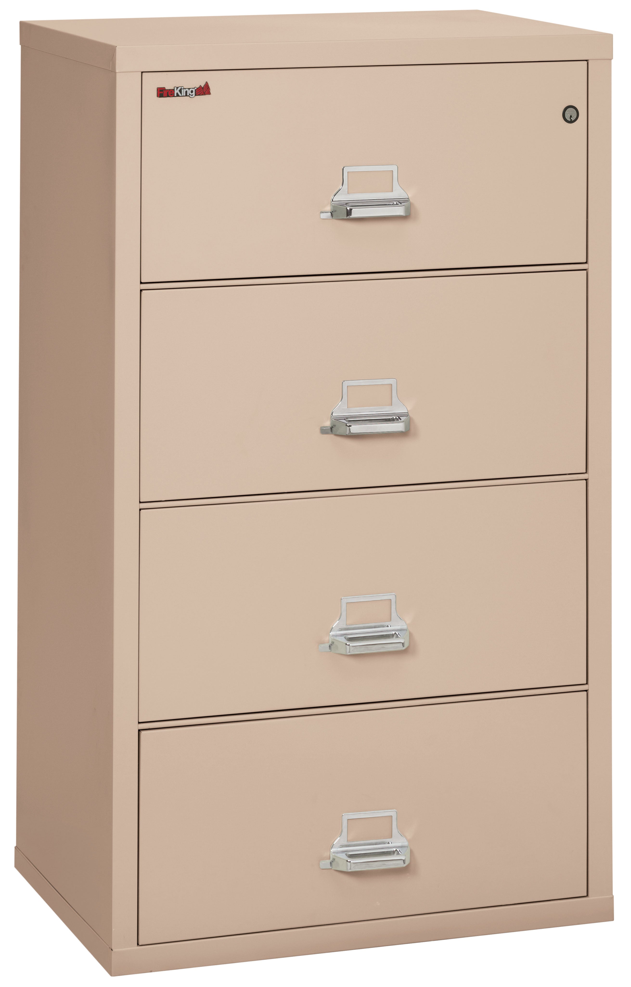 FireKing Classic Lateral File Cabinet - 1-Hour Fire-Rated & High Security - 2, 3, or 4 Drawers - Multiple Colors