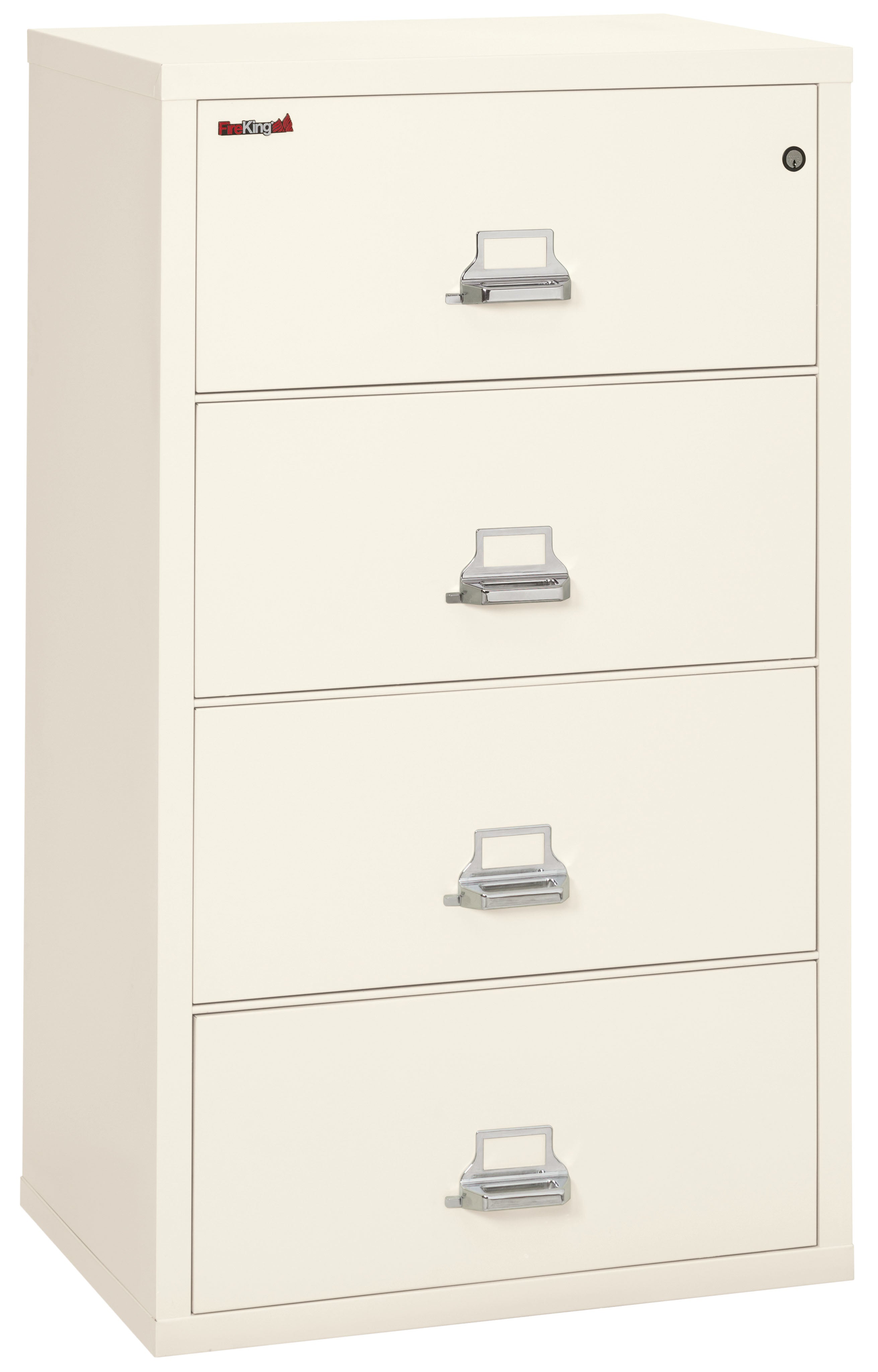 FireKing Classic Lateral File Cabinet - 1-Hour Fire-Rated & High Security - 2, 3, or 4 Drawers - Multiple Colors