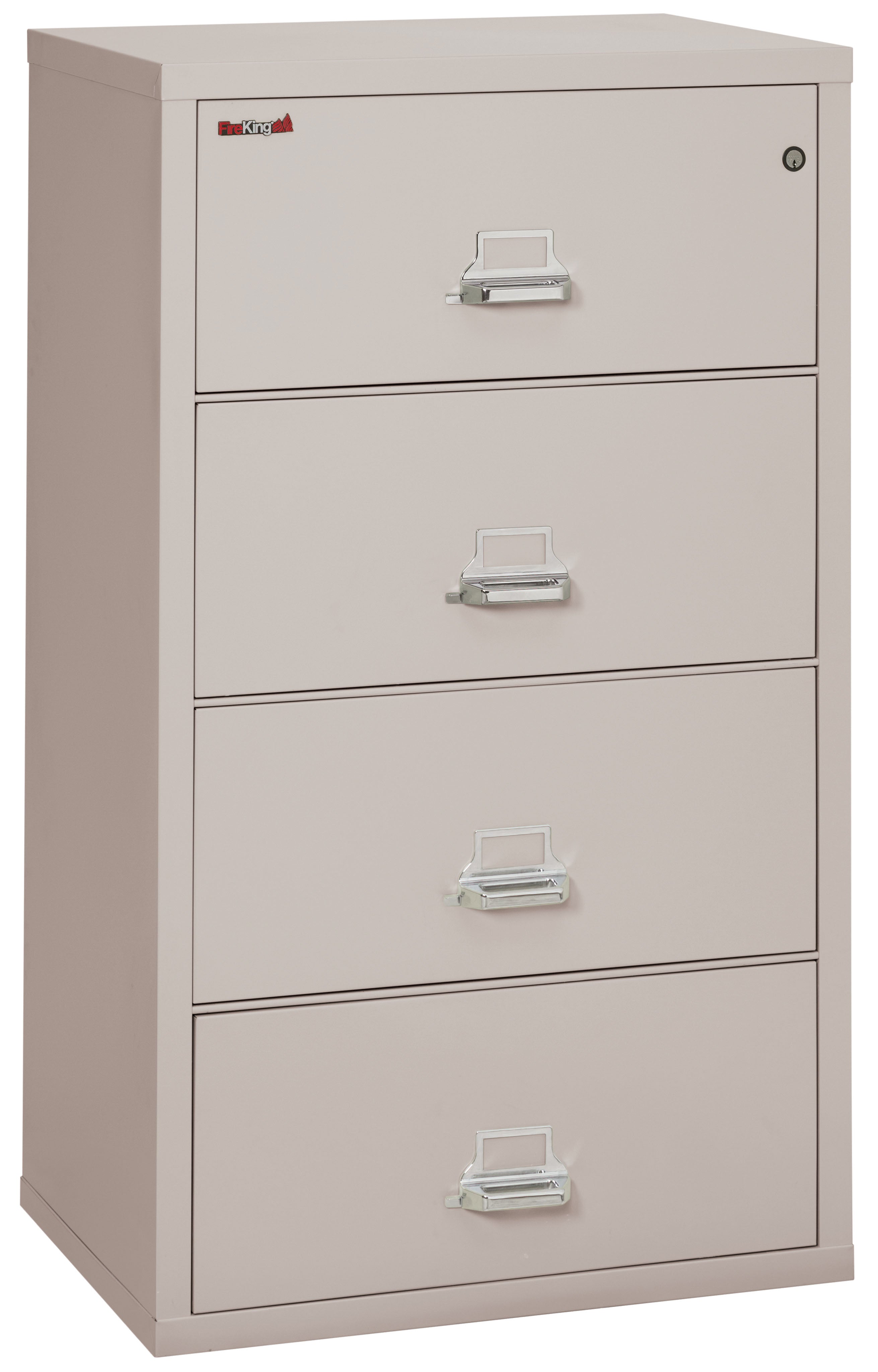 FireKing Classic Lateral File Cabinet - 1-Hour Fire-Rated & High Security - 2, 3, or 4 Drawers - Multiple Colors