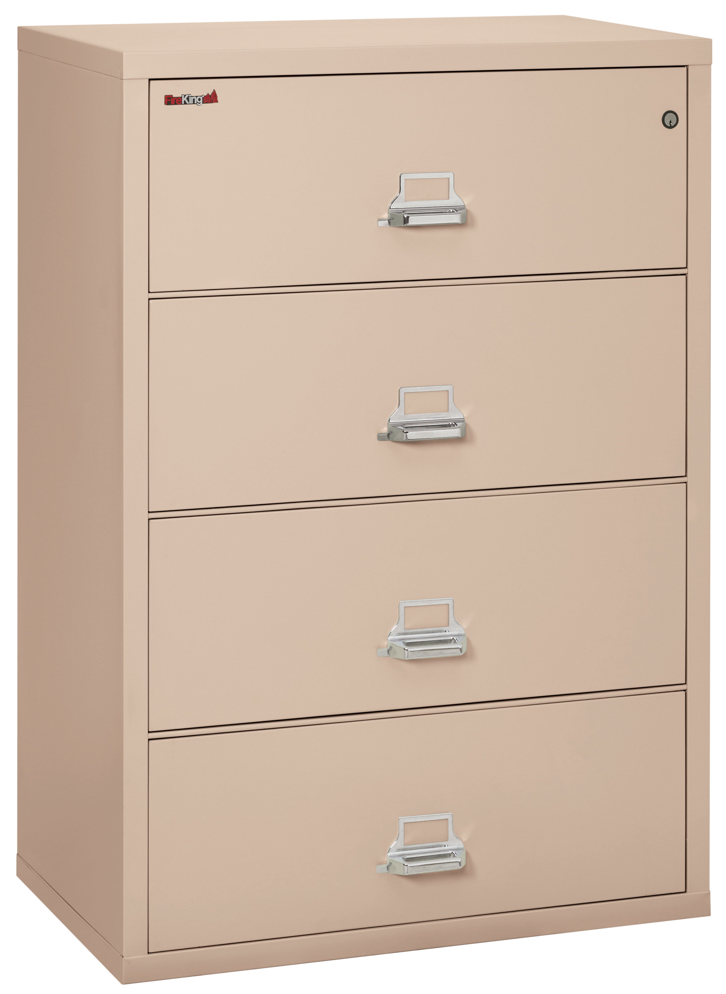 FireKing Classic Lateral File Cabinet - 1-Hour Fire-Rated & High Security - 2, 3, or 4 Drawers - Multiple Colors