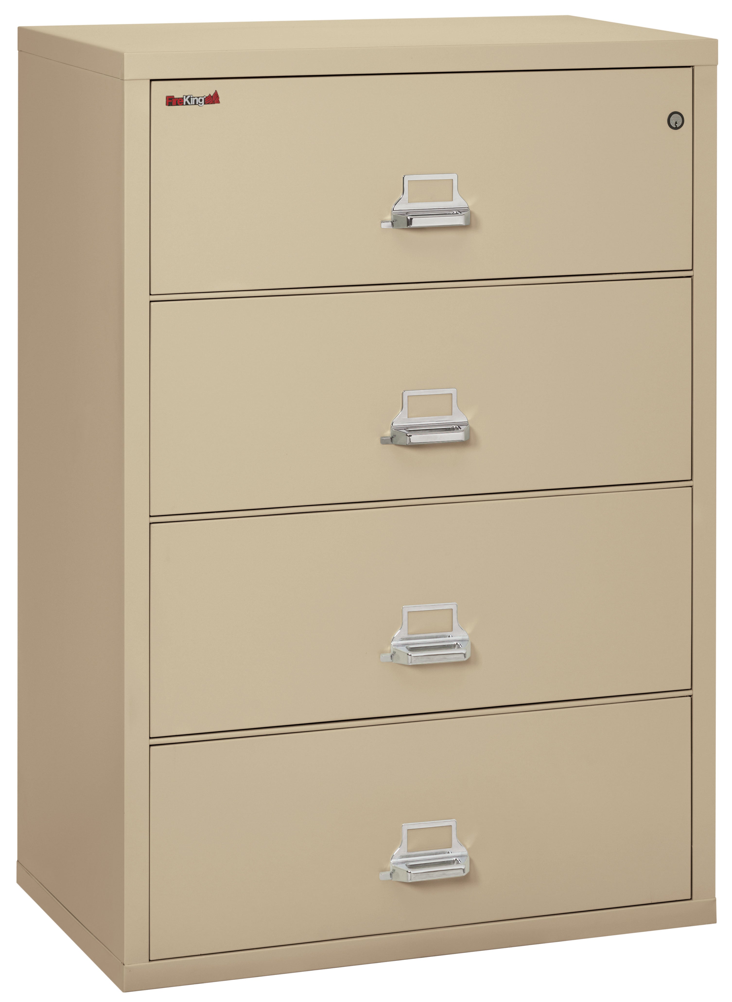 FireKing Classic Lateral File Cabinet - 1-Hour Fire-Rated & High Security - 2, 3, or 4 Drawers - Multiple Colors