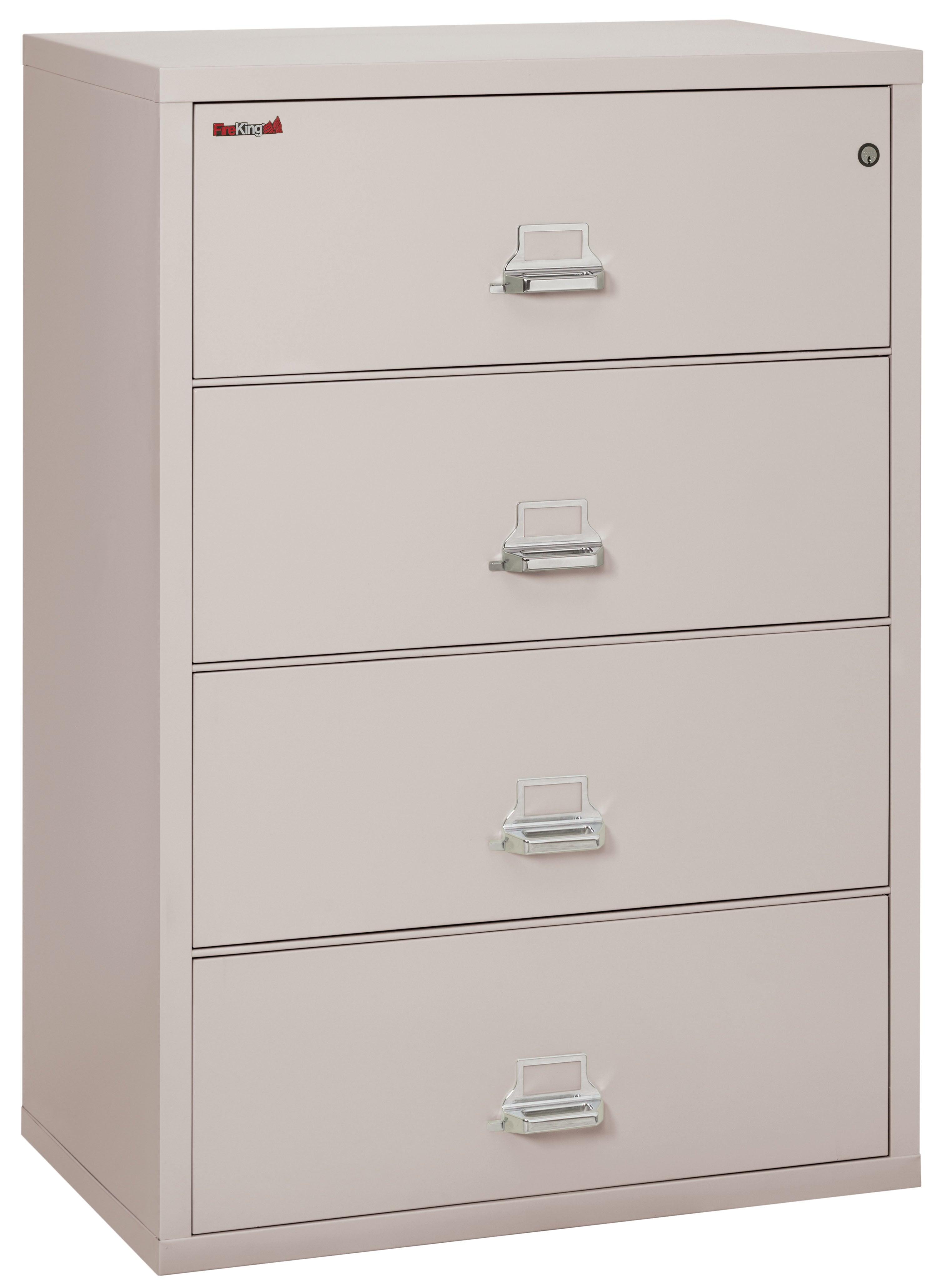 FireKing Classic Lateral File Cabinet - 1-Hour Fire-Rated & High Security - 2, 3, or 4 Drawers - Multiple Colors