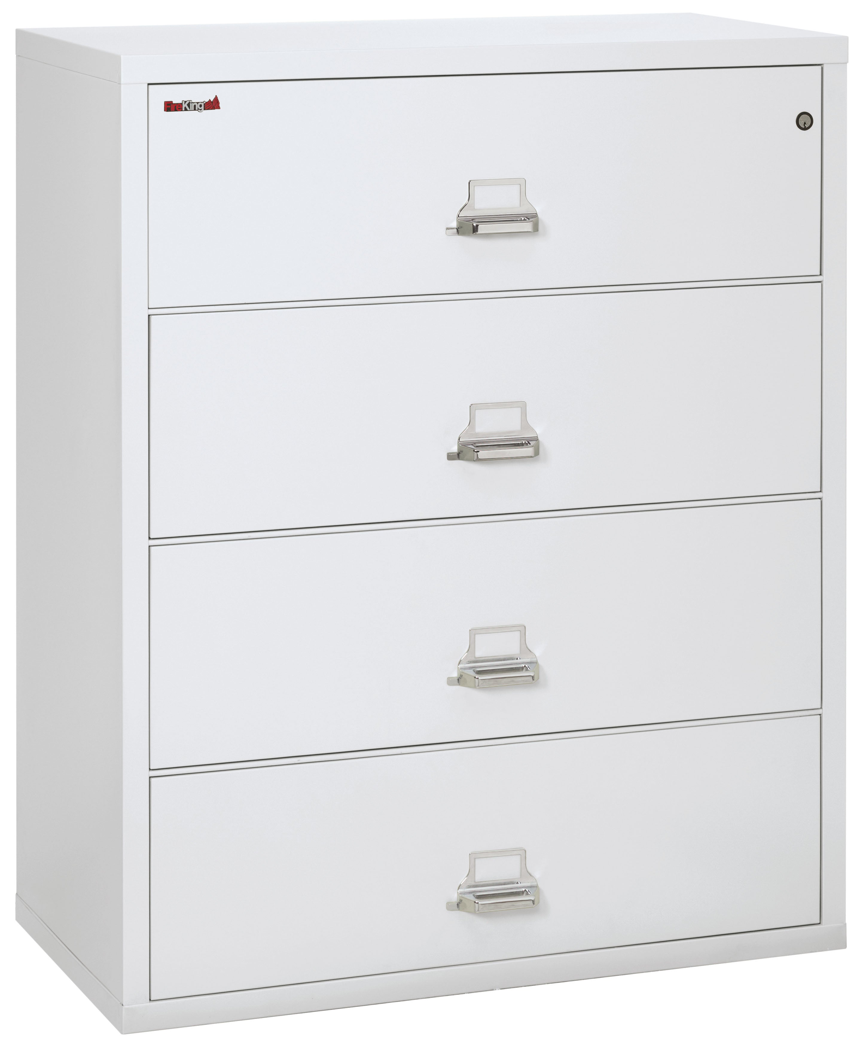 FireKing Classic Lateral File Cabinet - 1-Hour Fire-Rated & High Security - 2, 3, or 4 Drawers - Multiple Colors