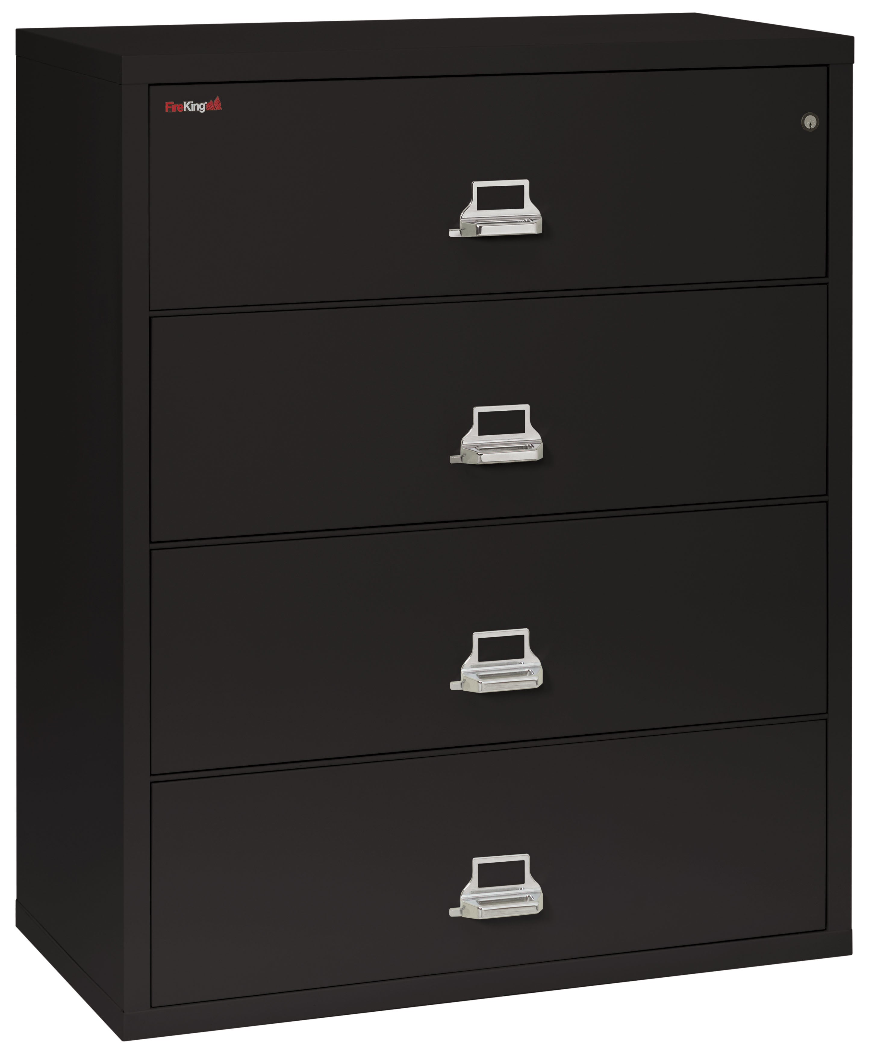 FireKing Classic Lateral File Cabinet - 1-Hour Fire-Rated & High Security - 2, 3, or 4 Drawers - Multiple Colors