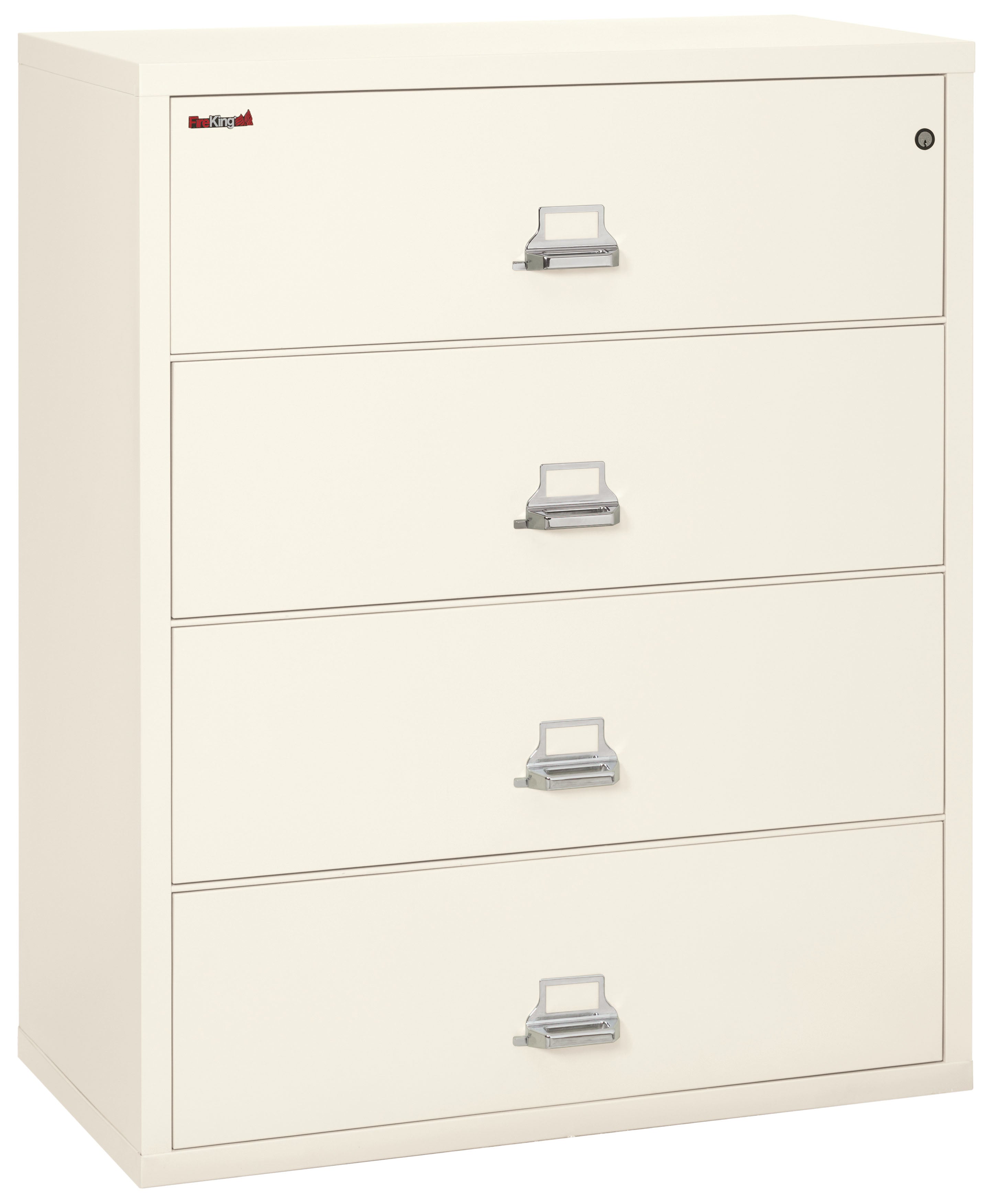 FireKing Classic Lateral File Cabinet - 1-Hour Fire-Rated & High Security - 2, 3, or 4 Drawers - Multiple Colors