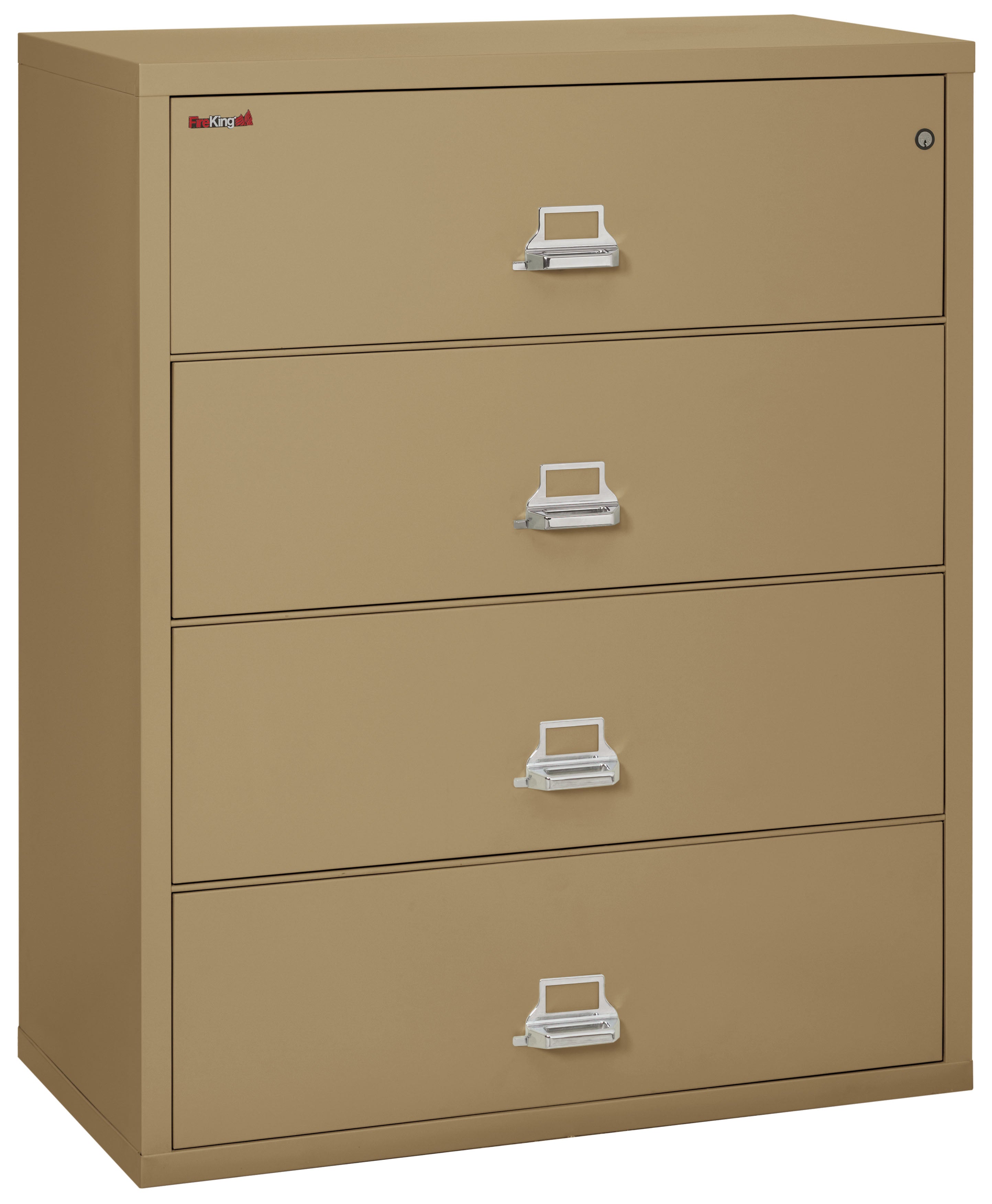FireKing Classic Lateral File Cabinet - 1-Hour Fire-Rated & High Security - 2, 3, or 4 Drawers - Multiple Colors