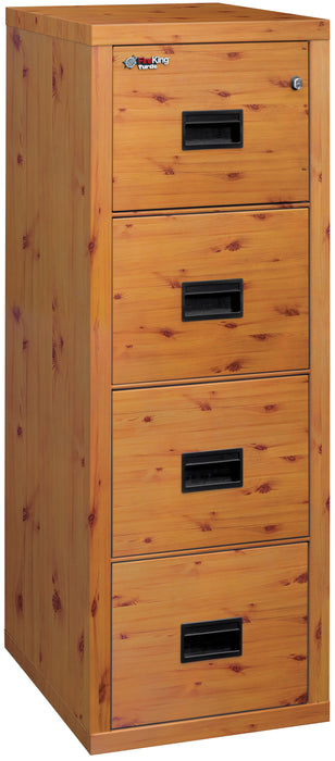 FireKing Turtle Designer Series - Space Saving Vertical File Cabinet - 1-Hour Fire Rated - 2 or 4 Drawers - 4 Colors