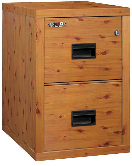 FireKing Turtle Designer Series - Space Saving Vertical File Cabinet - 1-Hour Fire Rated - 2 or 4 Drawers - 4 Colors