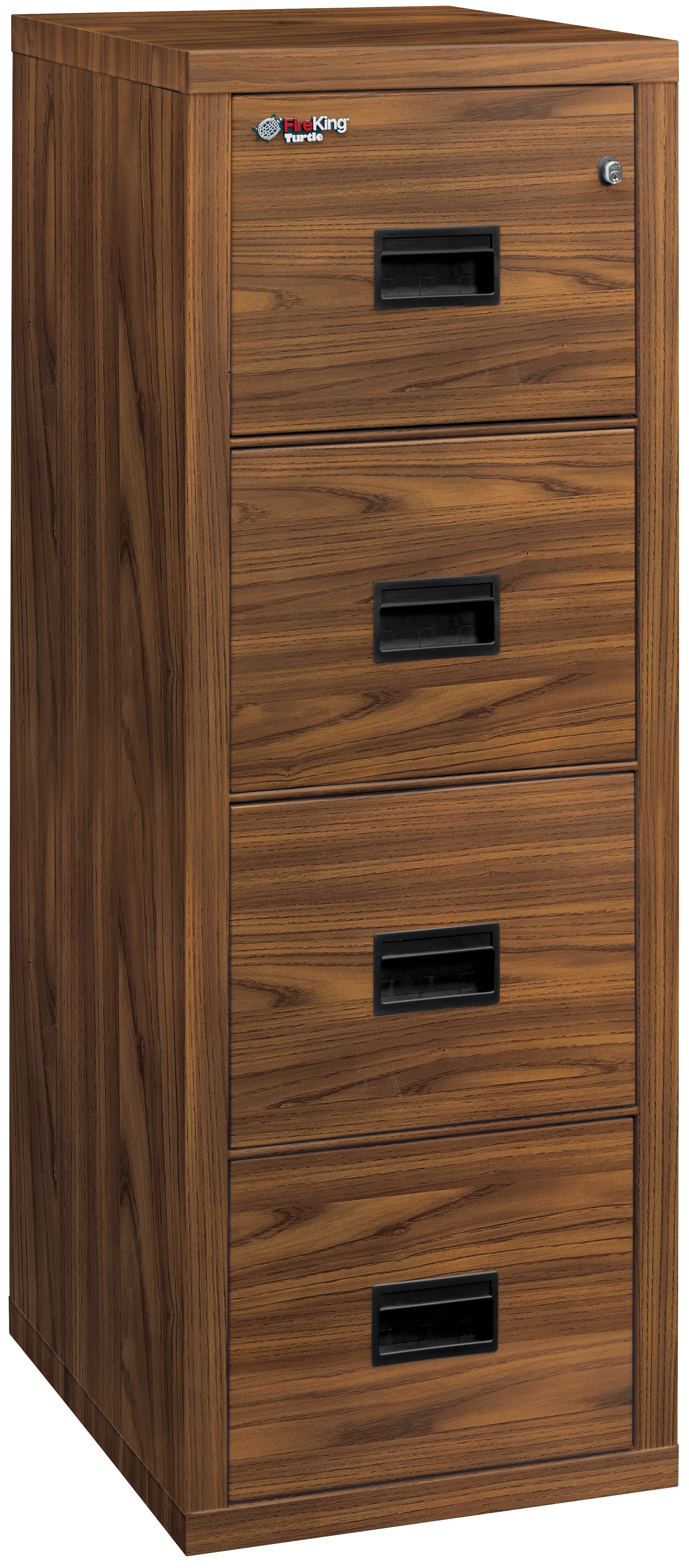 FireKing Turtle Series - Space Saving Vertical File Cabinet - 1-Hour Fire Rated - 2 or 4 Drawers - Multiple Colors