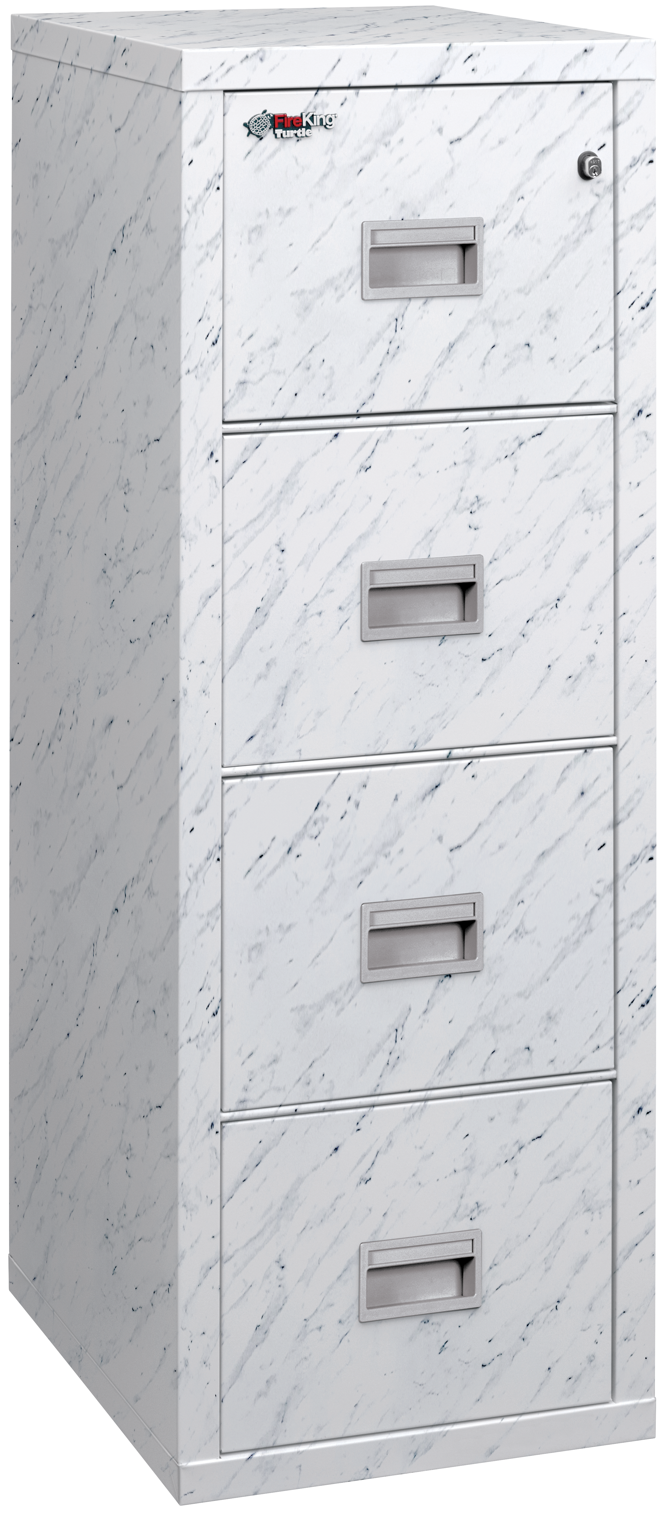 FireKing Turtle Series - Space Saving Vertical File Cabinet - 1-Hour Fire Rated - 2 or 4 Drawers - Multiple Colors