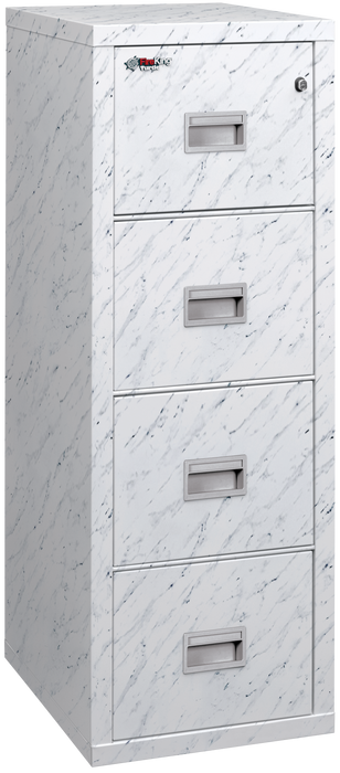 FireKing Turtle Designer Series - Space Saving Vertical File Cabinet - 1-Hour Fire Rated - 2 or 4 Drawers - 4 Colors