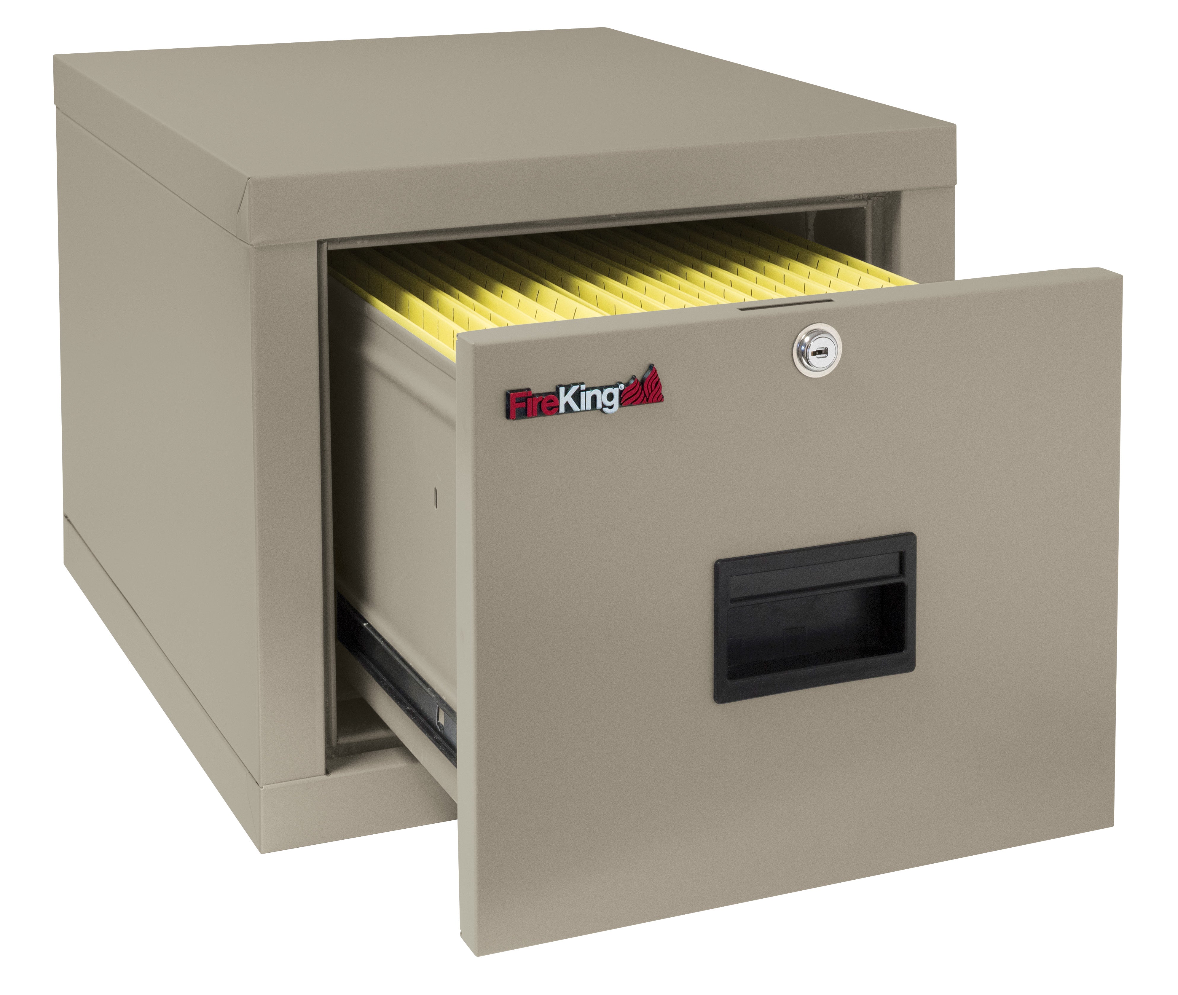 FireKing One Drawer File Cabinet - 8 Colors