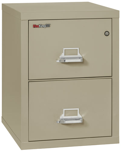 FireKing High Security - 25" Deep Vertical File Cabinet - 2 or 4 Drawers - Multiple Colors