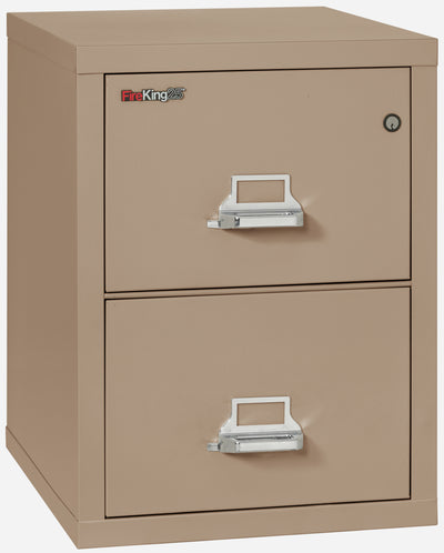 FireKing High Security - 25" Deep Vertical File Cabinet - 2 or 4 Drawers - Multiple Colors