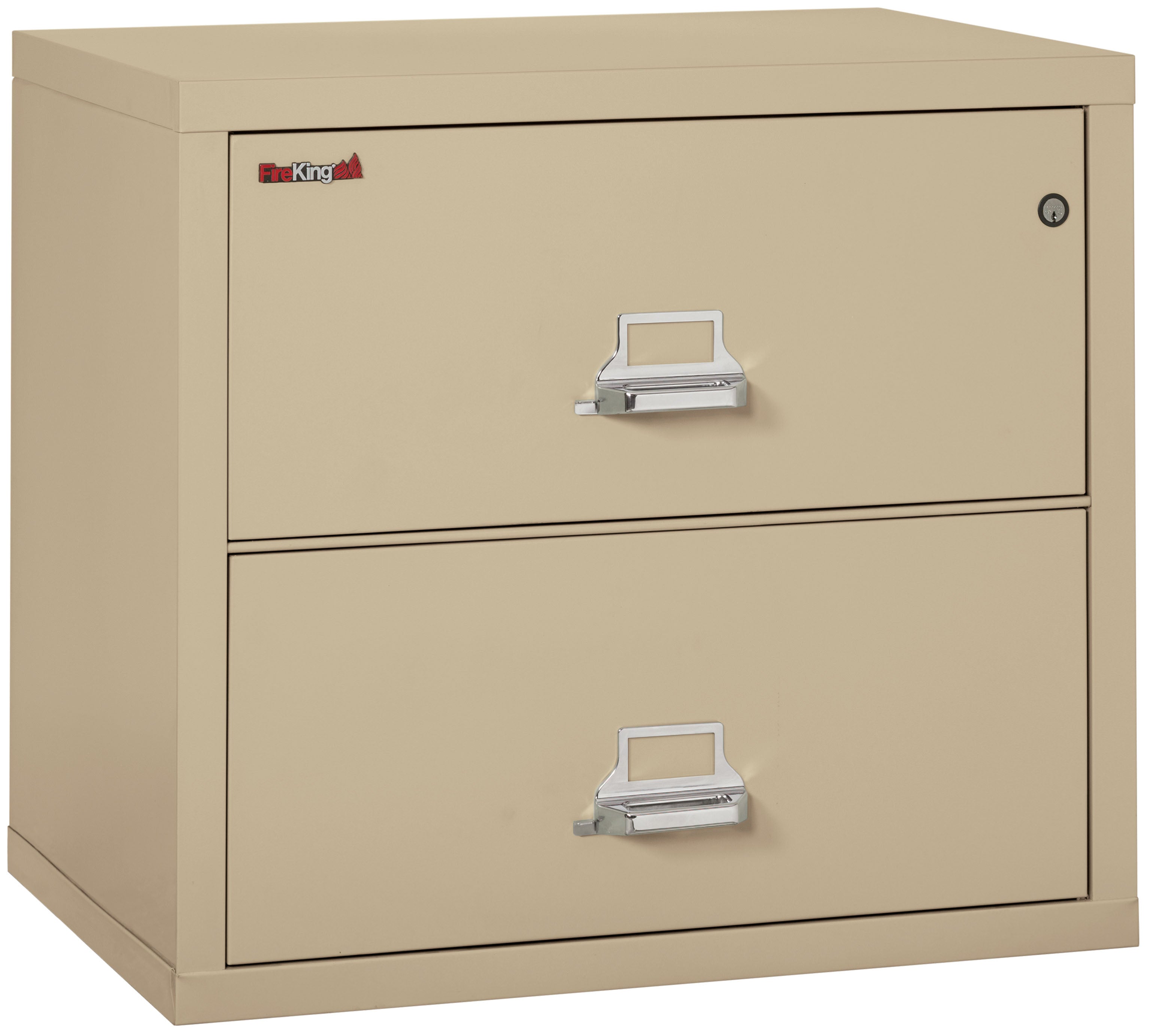 FireKing Classic Lateral File Cabinet - 1-Hour Fire-Rated & High Security - 2, 3, or 4 Drawers - Multiple Colors