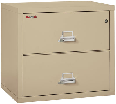 FireKing Classic Lateral File Cabinet - 1-Hour Fire-Rated & High Security - 2, 3, or 4 Drawers - Multiple Colors