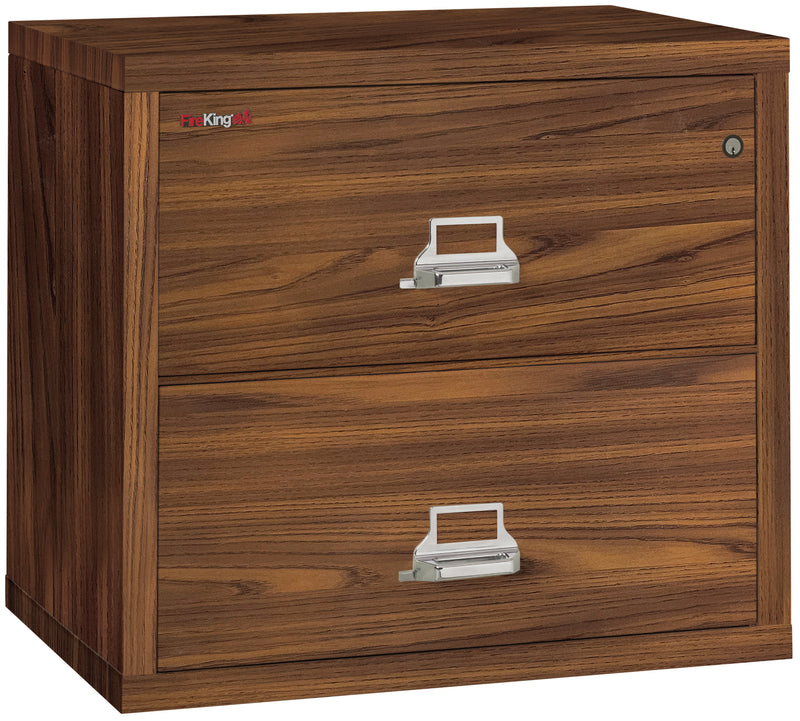 FireKing Designer Series Lateral File Cabinet - 1-Hour Fire-Rated & High Security - 2, 3, or 4 Drawers - 4 Colors