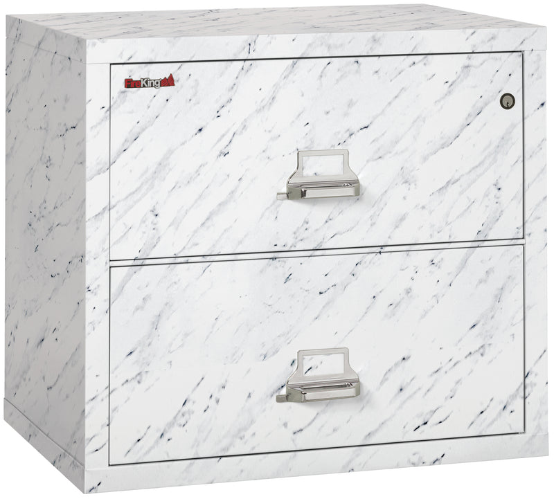 FireKing Designer Series Lateral File Cabinet - 1-Hour Fire-Rated & High Security - 2, 3, or 4 Drawers - 4 Colors