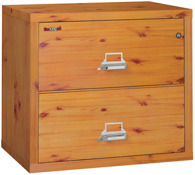 FireKing Classic Lateral File Cabinet - 1-Hour Fire-Rated & High Security - 2, 3, or 4 Drawers - Multiple Colors