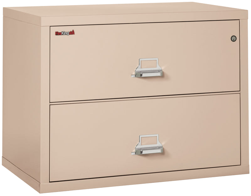 FireKing Classic Lateral File Cabinet - 1-Hour Fire-Rated & High Security - 2, 3, or 4 Drawers - 11 Colors