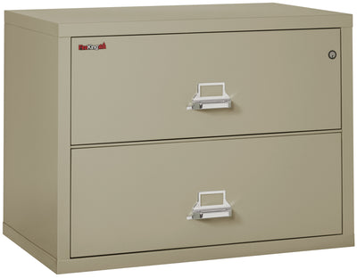 FireKing Classic Lateral File Cabinet - 1-Hour Fire-Rated & High Security - 2, 3, or 4 Drawers - Multiple Colors