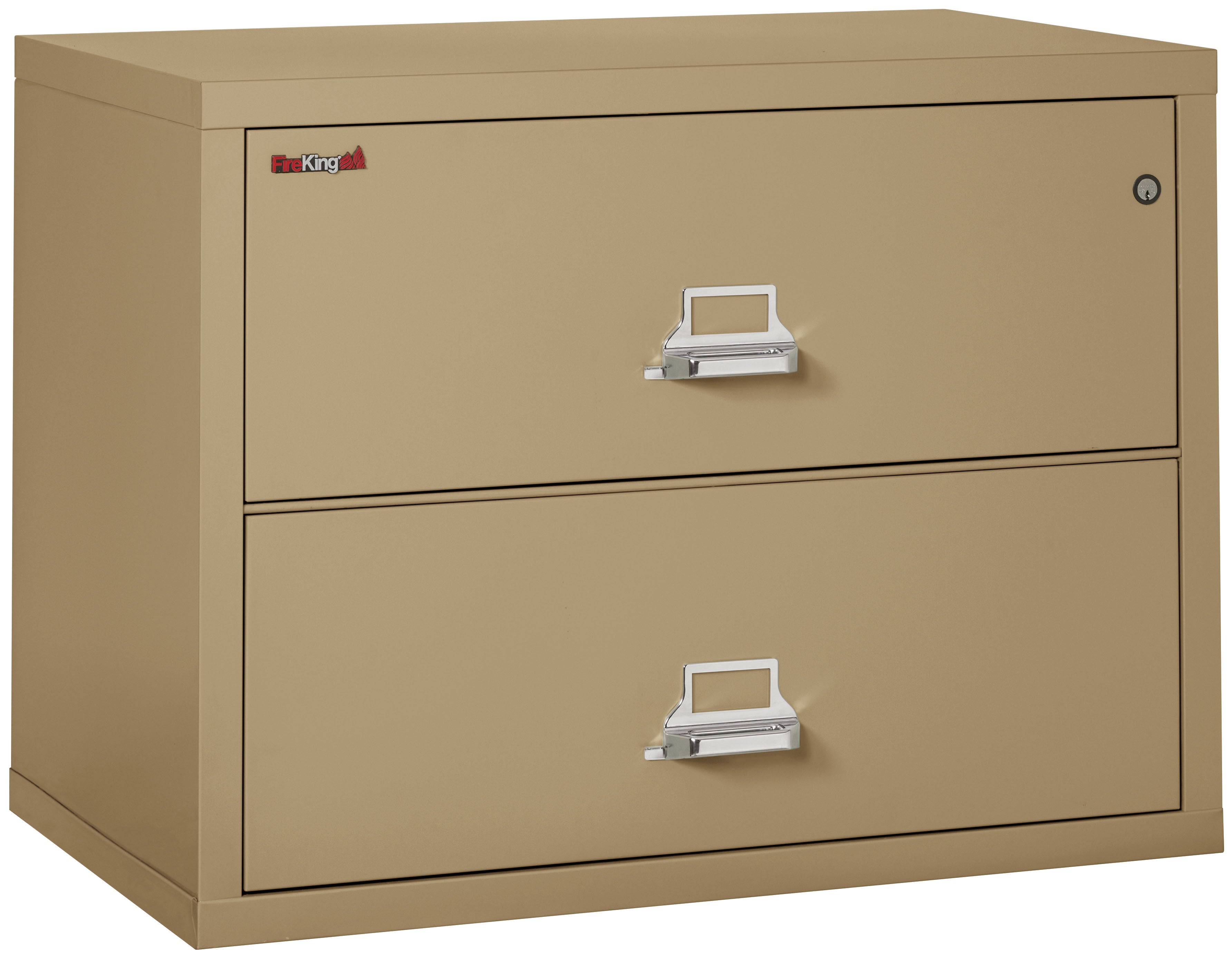 FireKing Classic Lateral File Cabinet - 1-Hour Fire-Rated & High Security - 2, 3, or 4 Drawers - Multiple Colors