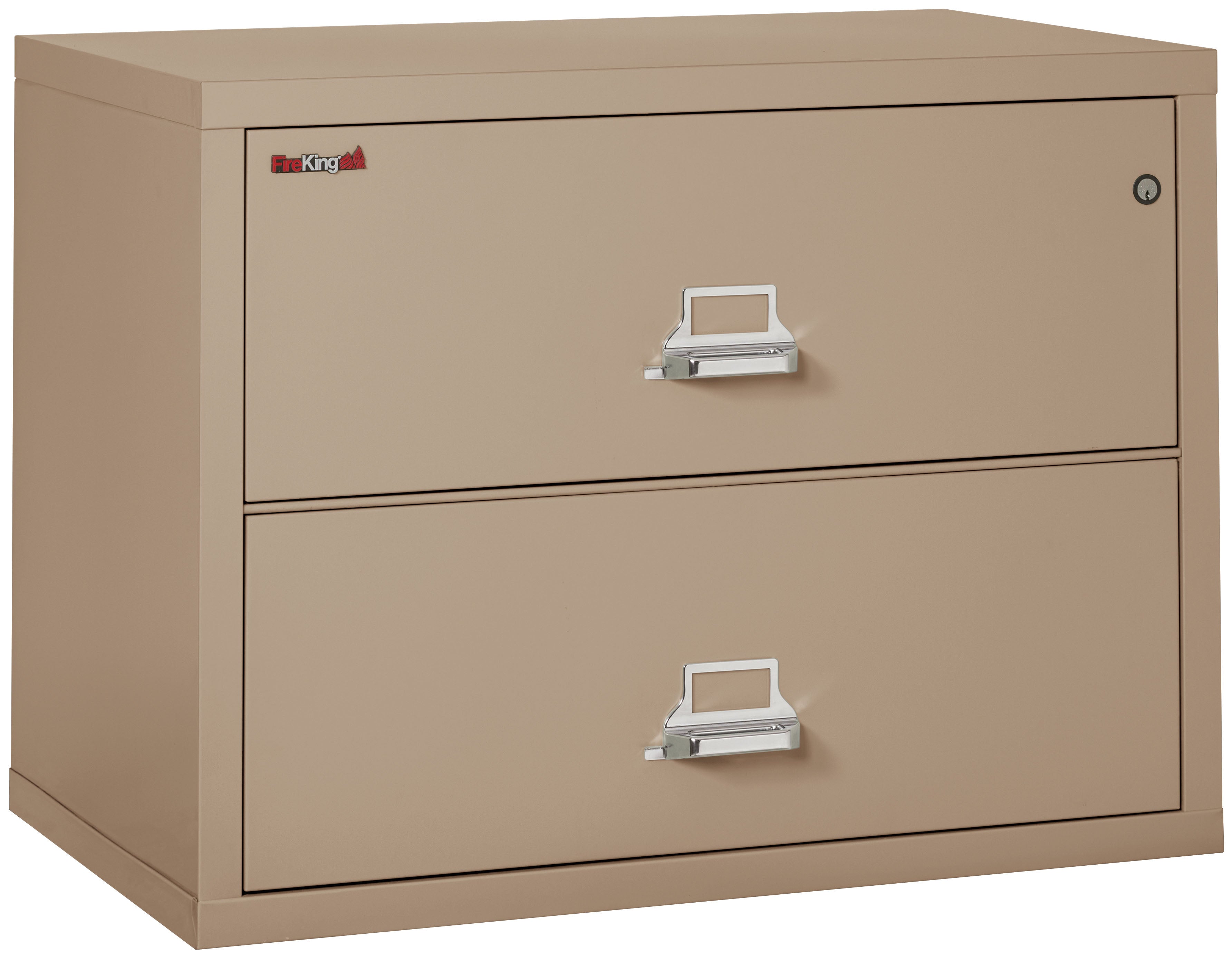 FireKing Classic Lateral File Cabinet - 1-Hour Fire-Rated & High Security - 2, 3, or 4 Drawers - Multiple Colors