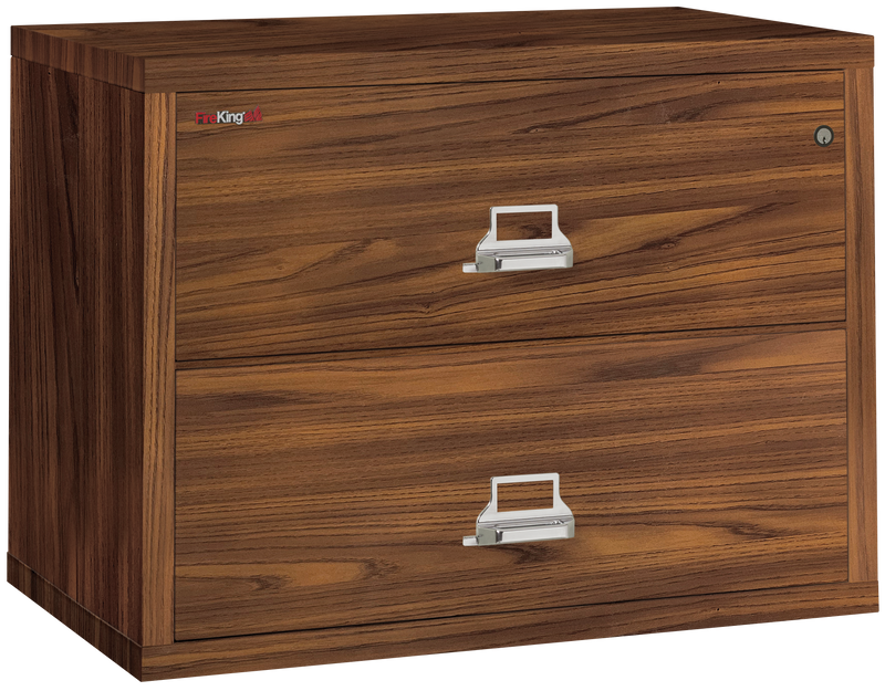 FireKing Designer Series Lateral File Cabinet - 1-Hour Fire-Rated & High Security - 2, 3, or 4 Drawers - 4 Colors