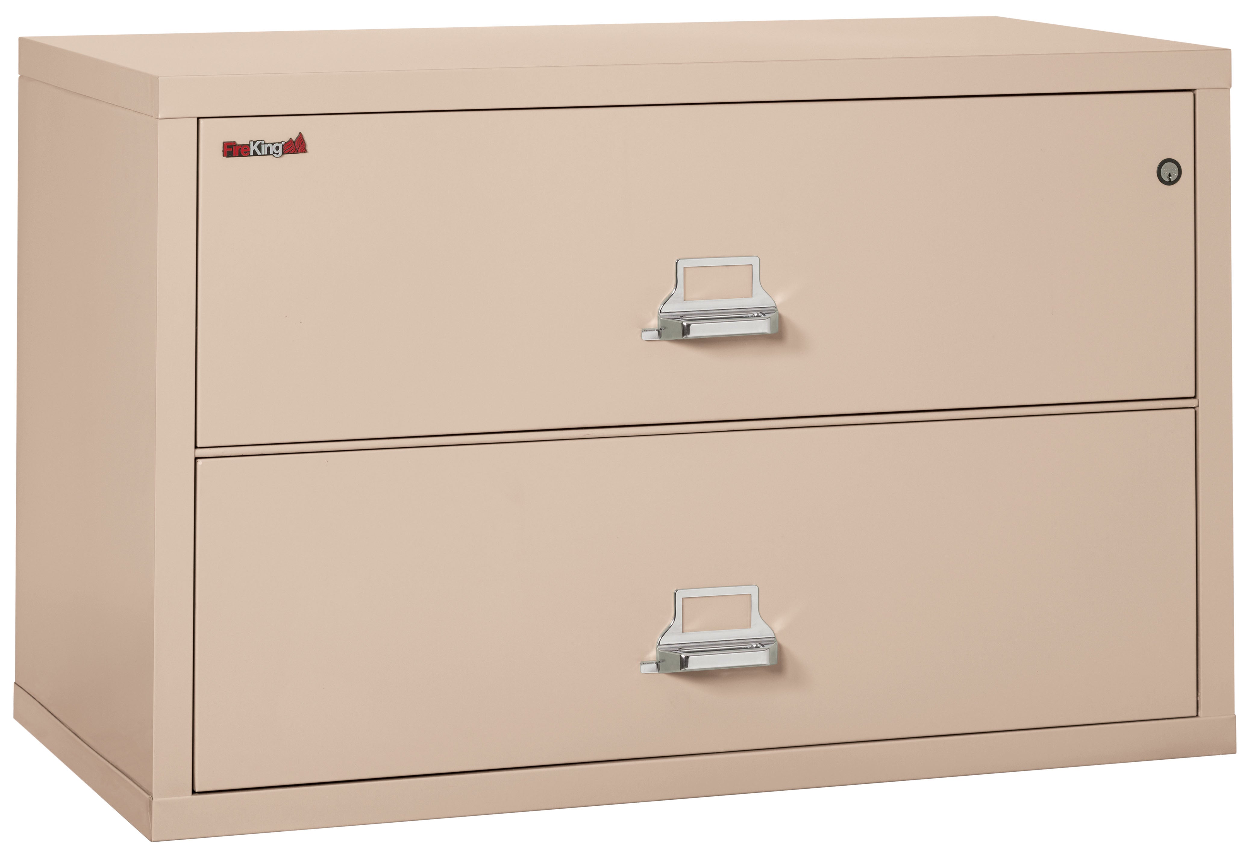 FireKing Classic Lateral File Cabinet - 1-Hour Fire-Rated & High Security - 2, 3, or 4 Drawers - Multiple Colors