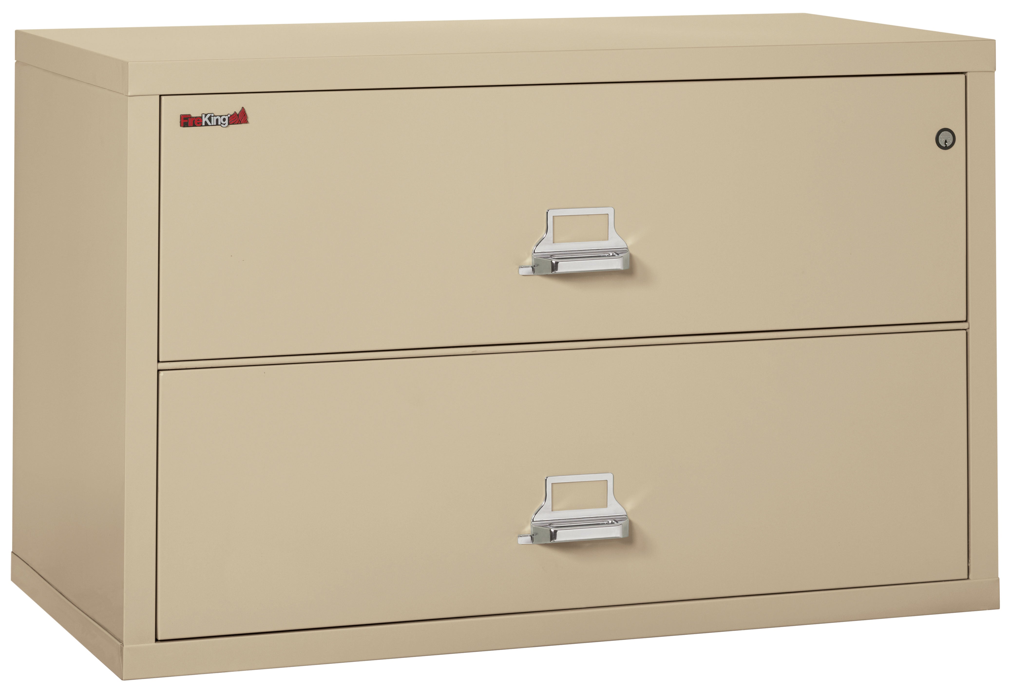 FireKing Classic Lateral File Cabinet - 1-Hour Fire-Rated & High Security - 2, 3, or 4 Drawers - Multiple Colors