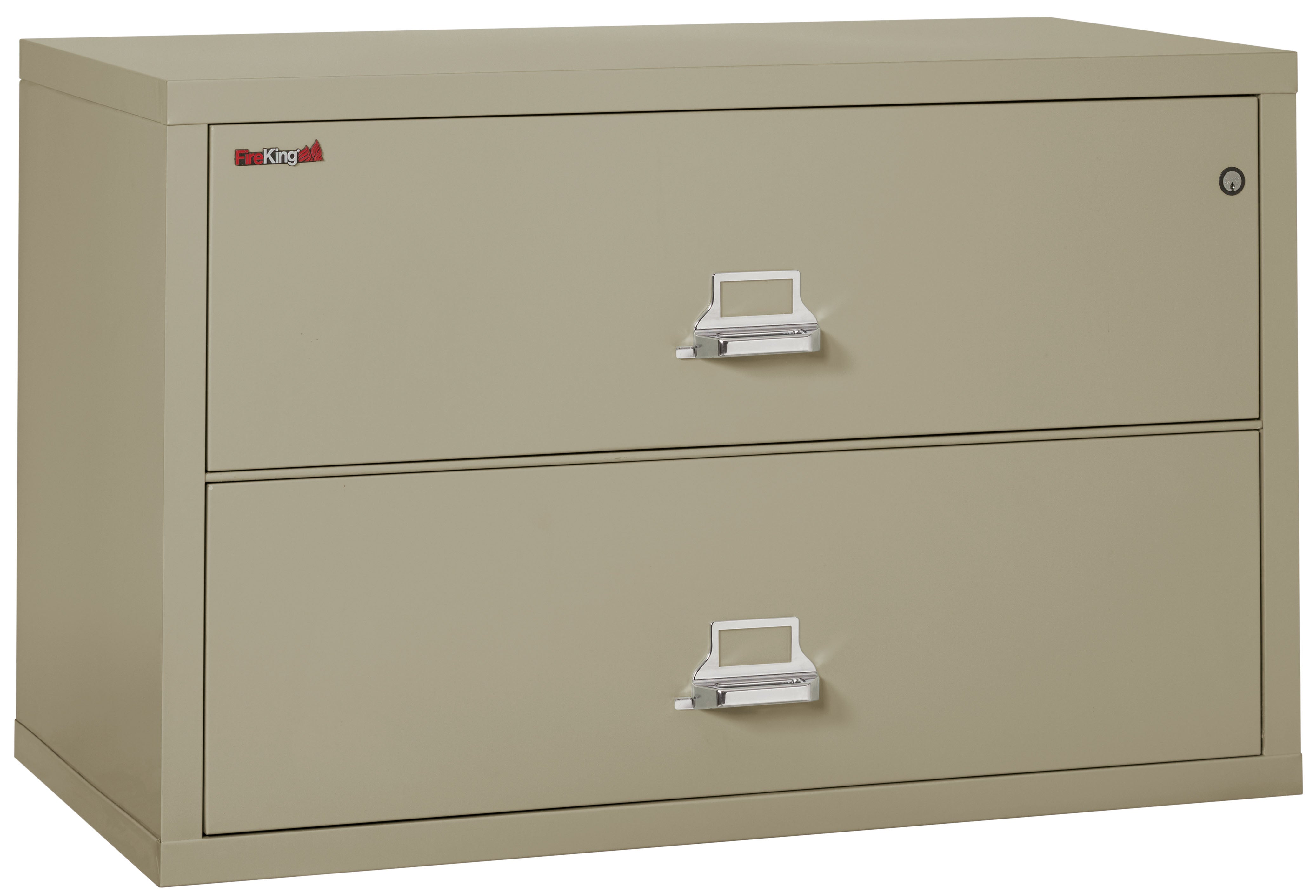 FireKing Classic Lateral File Cabinet - 1-Hour Fire-Rated & High Security - 2, 3, or 4 Drawers - Multiple Colors